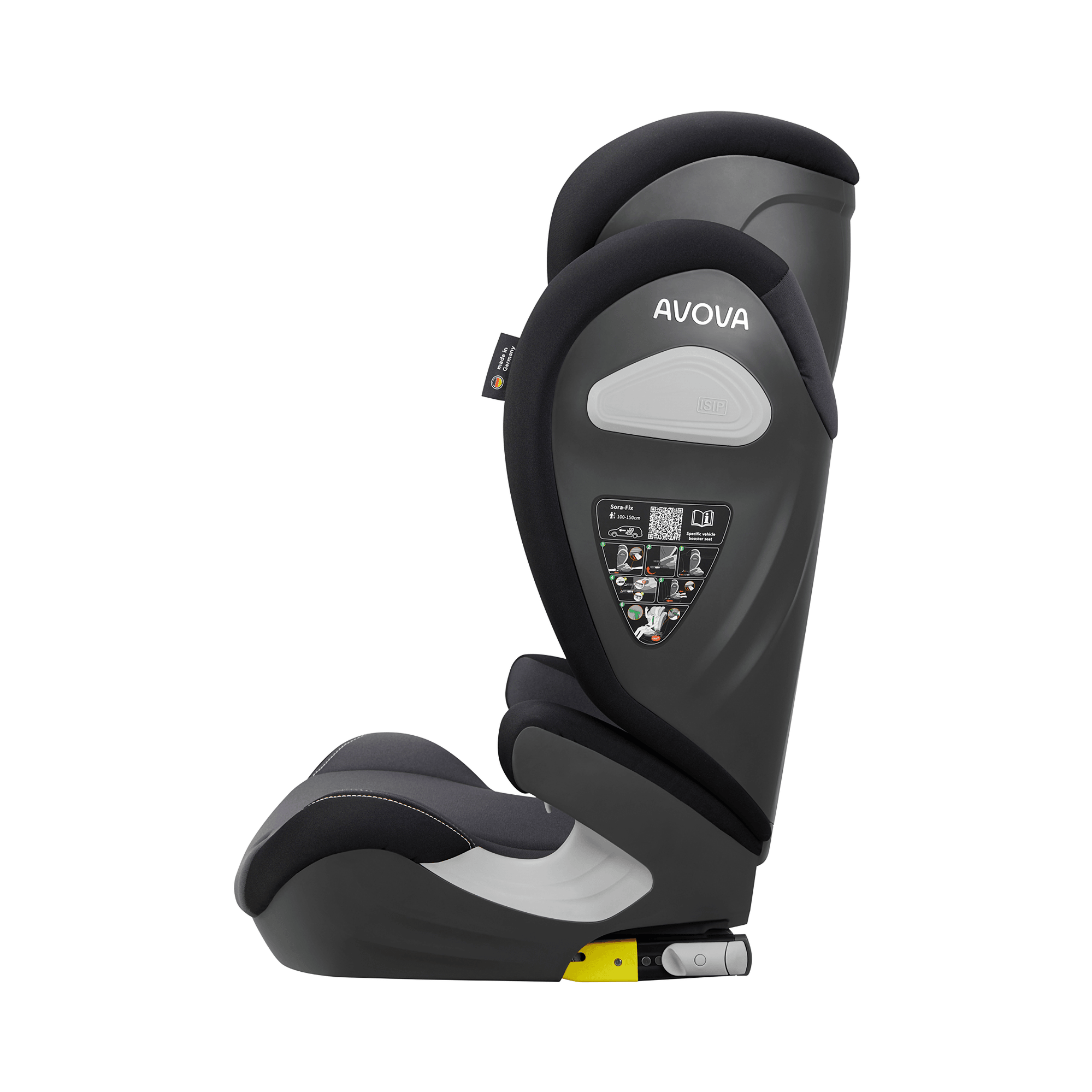 Kindersitze 15-36 kg, Gruppe 2/3, AVOVA, Grau – Produktansicht