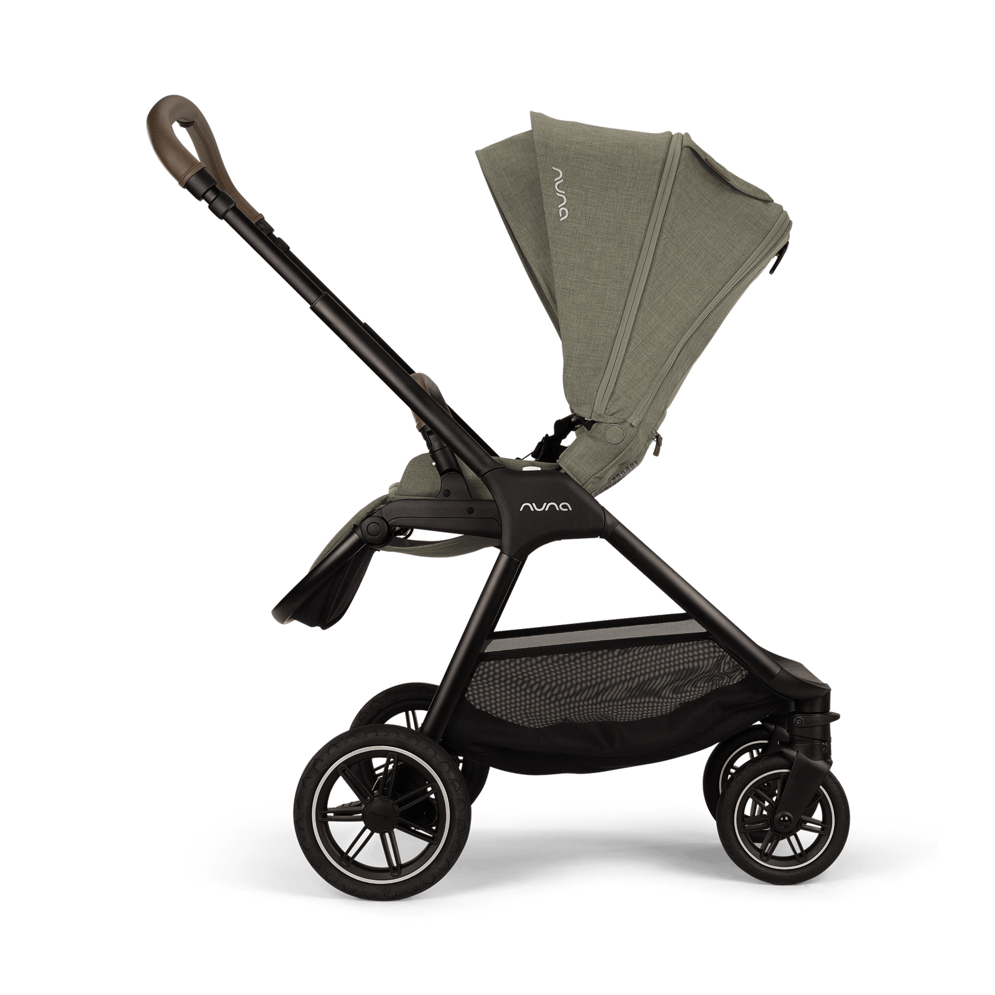 Kombi-Kinderwagen, nuna, Grün – Produktansicht