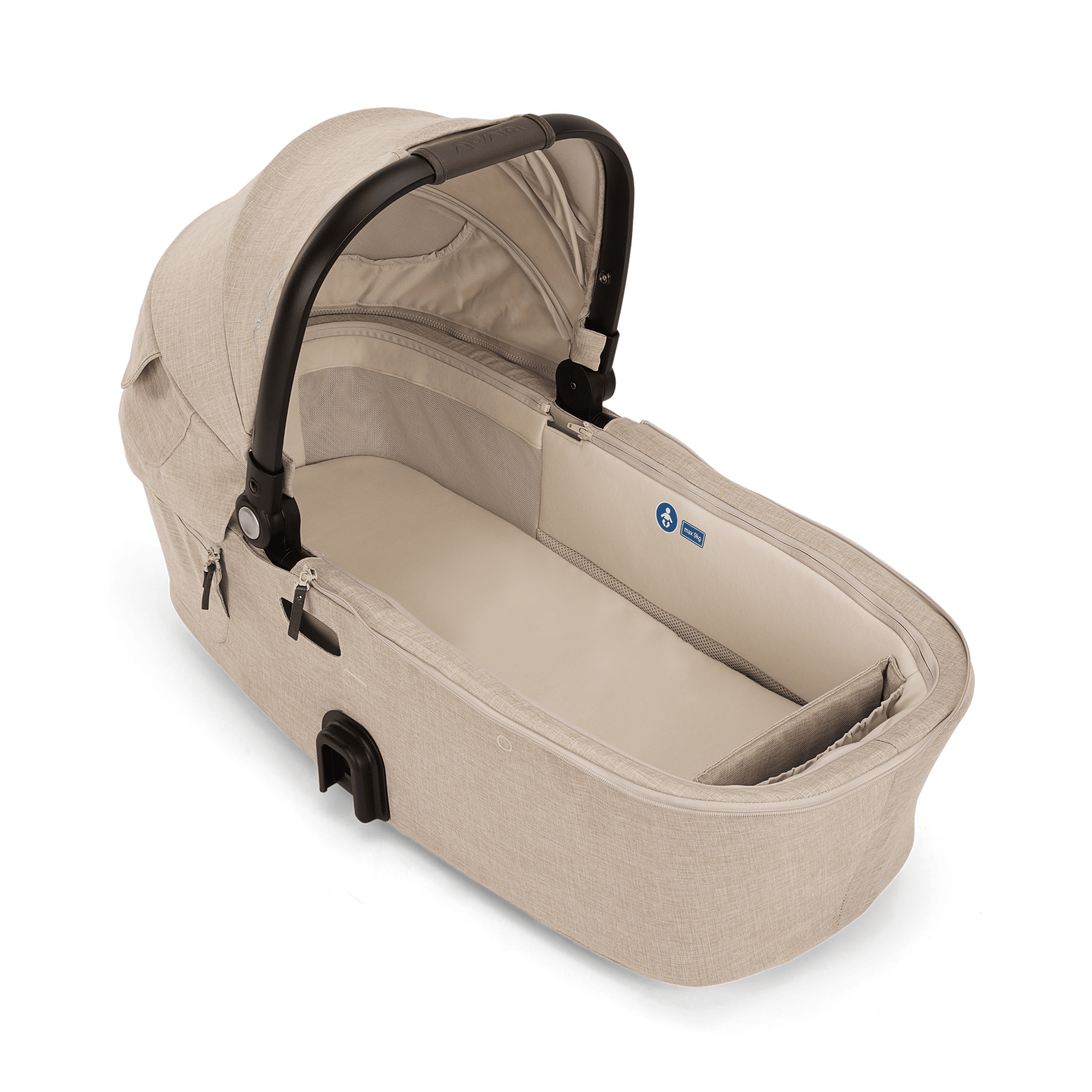 Kombi-Kinderwagen, nuna, Beige – Produktansicht
