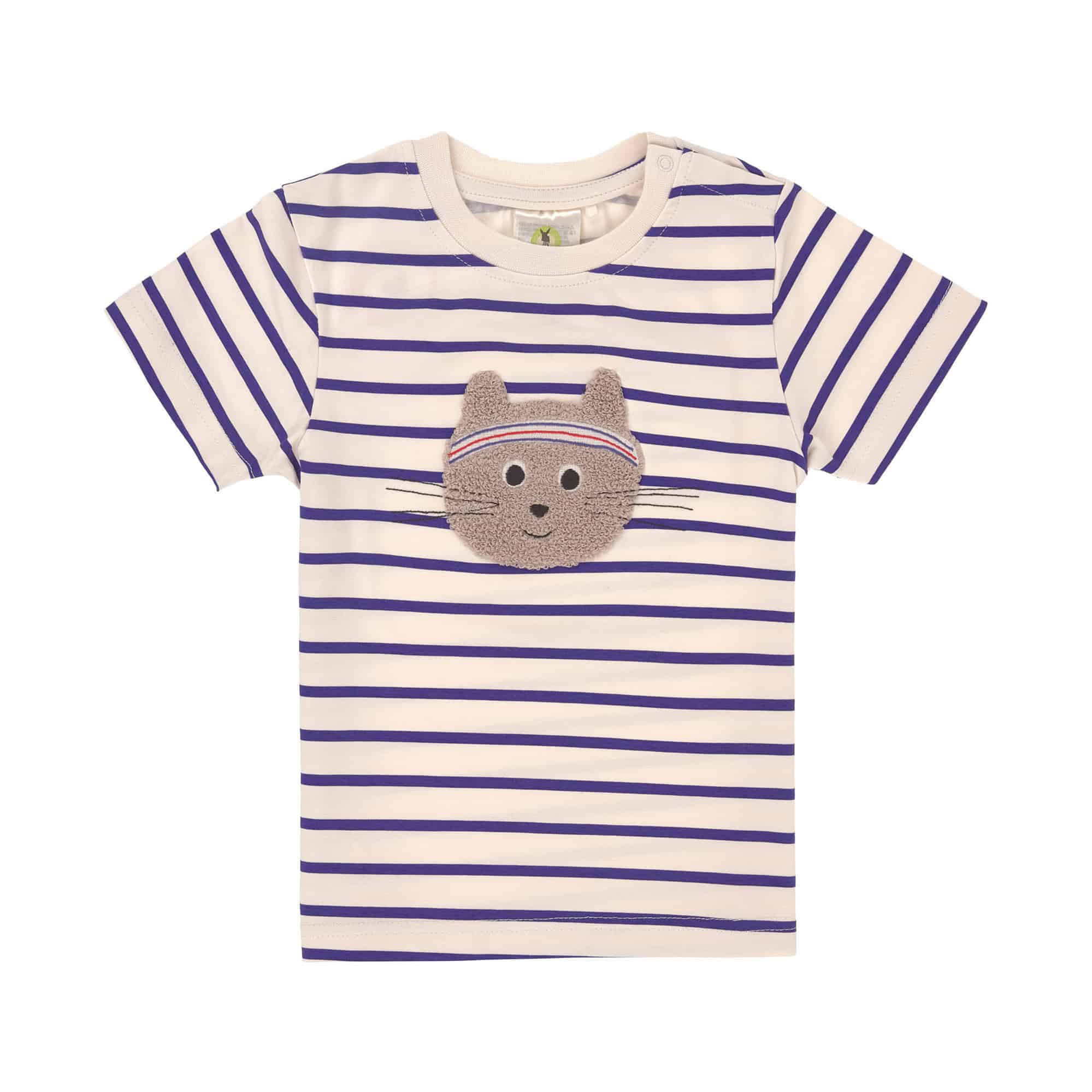 Kurzarmshirts, LÄSSIG, Lila – Produktansicht