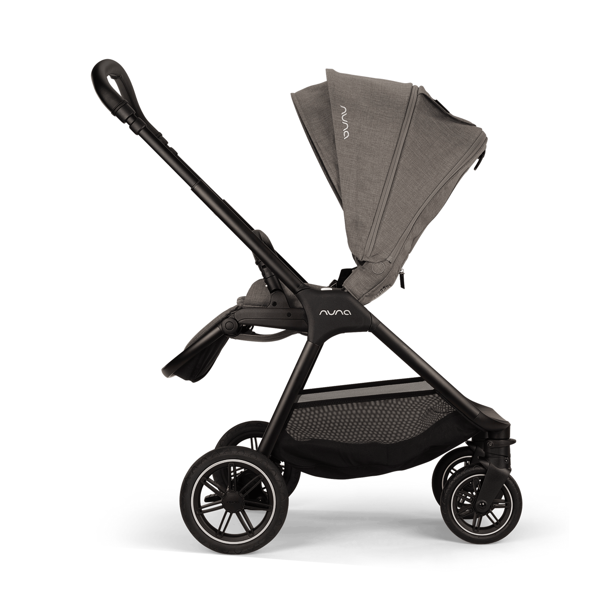 Kombi-Kinderwagen, nuna, Grau – Produktansicht