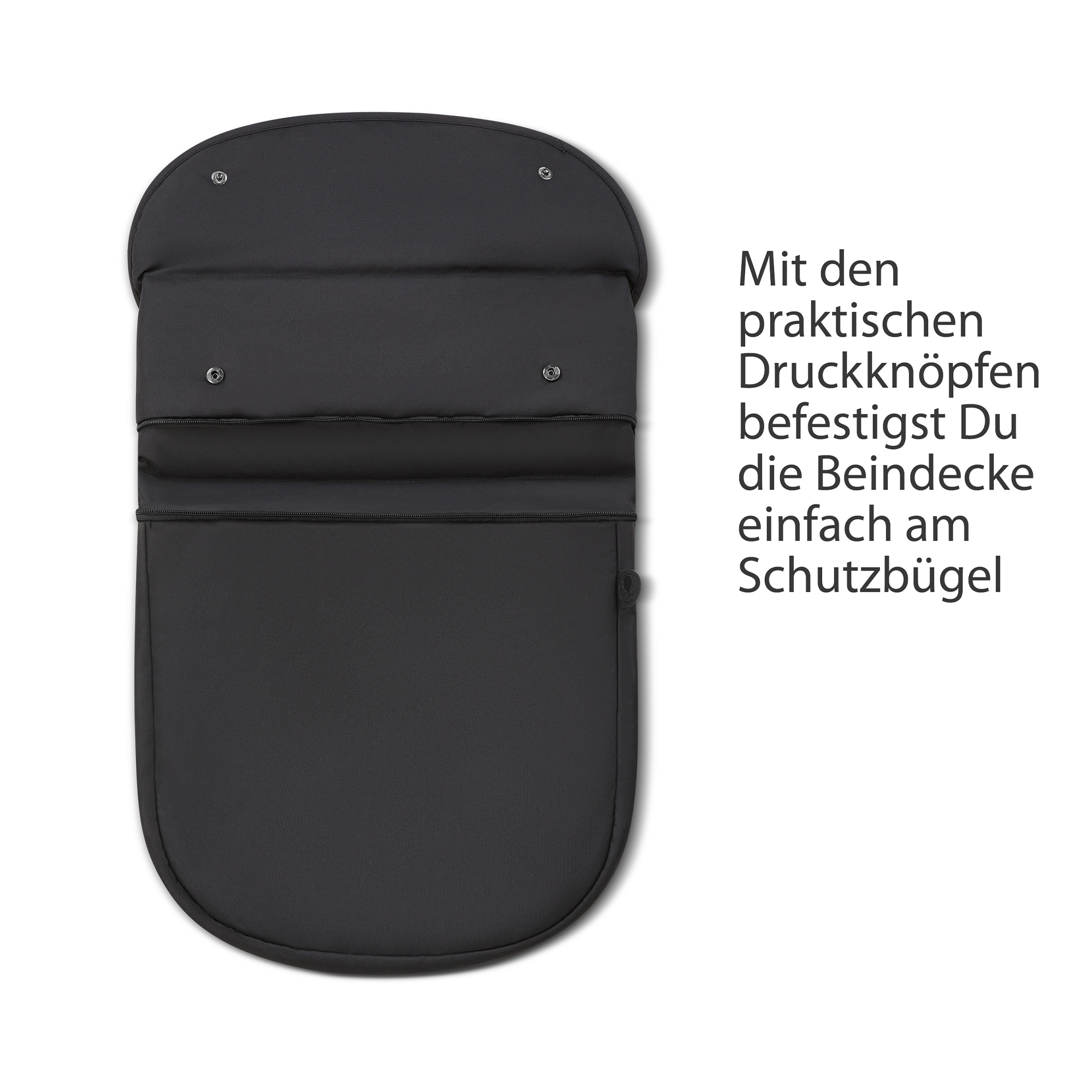Fußsäcke & Decken, ABC DESIGN, Schwarz – Produktansicht