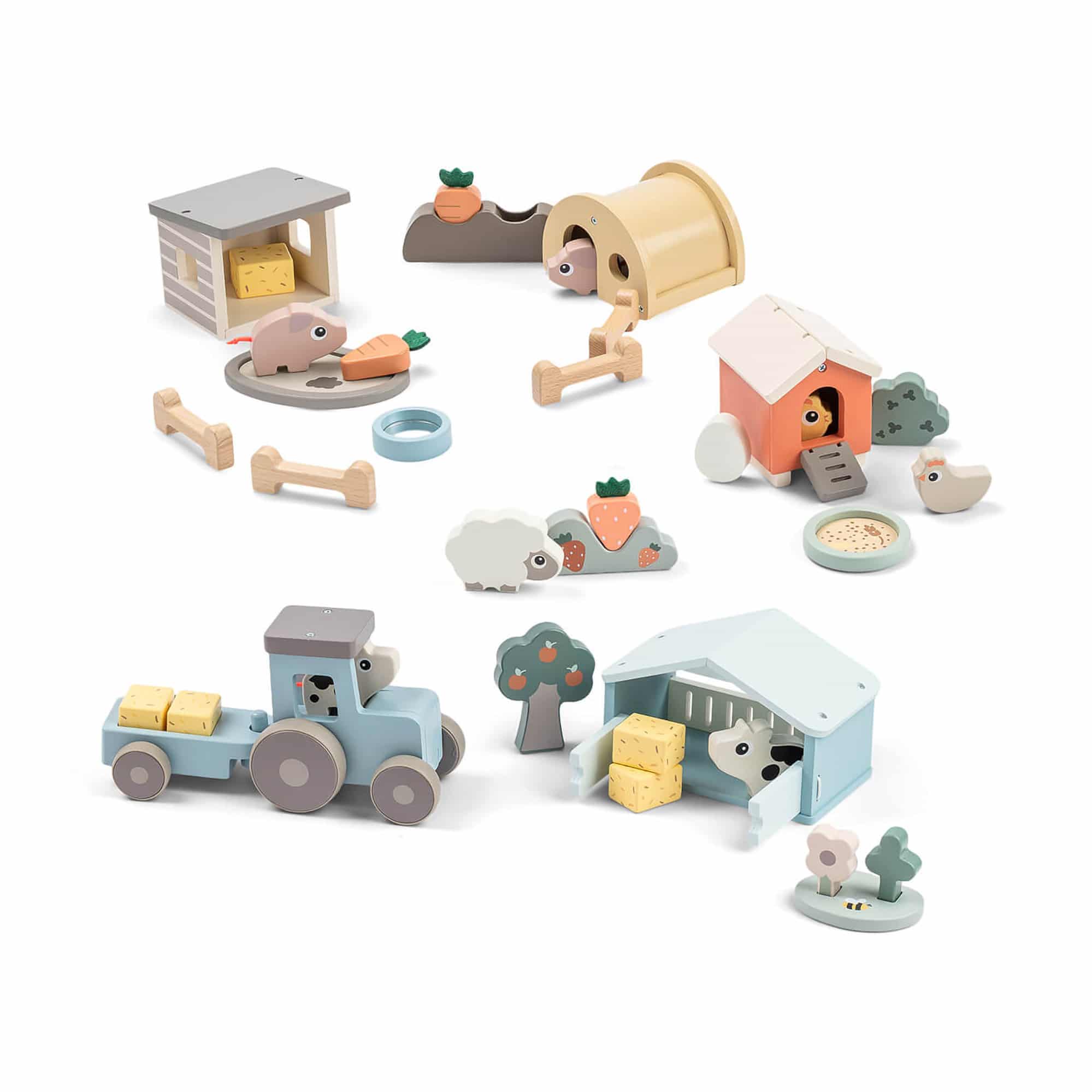 Holzfiguren, done by deer, Pink – Produktansicht