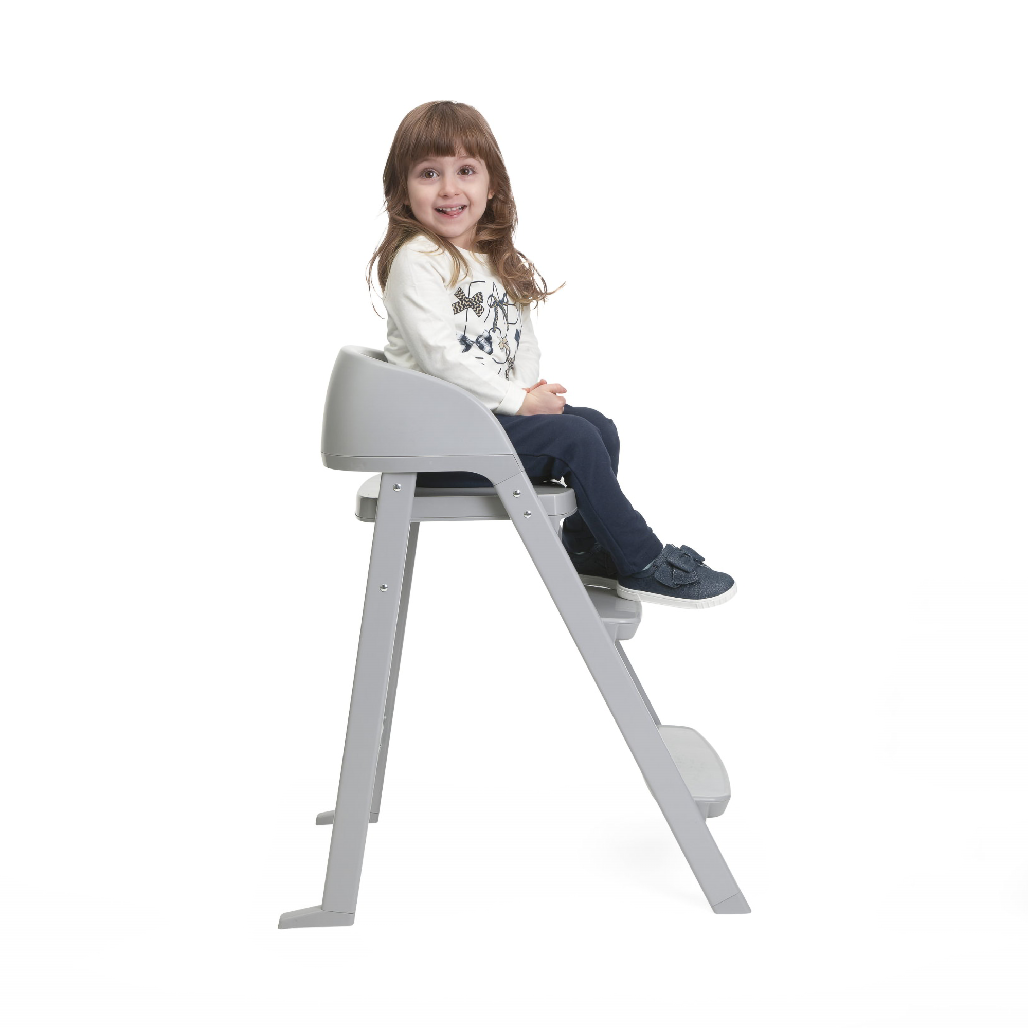 Klapphochstühle, chicco, Grau – Produktansicht