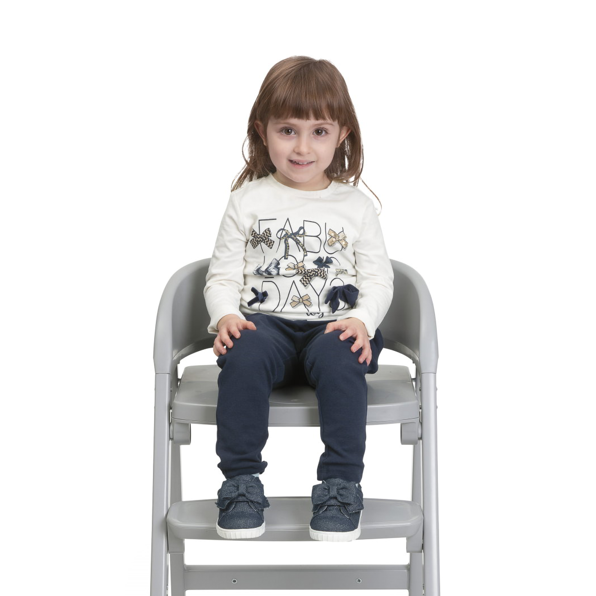 Klapphochstühle, chicco, Grau – Produktansicht