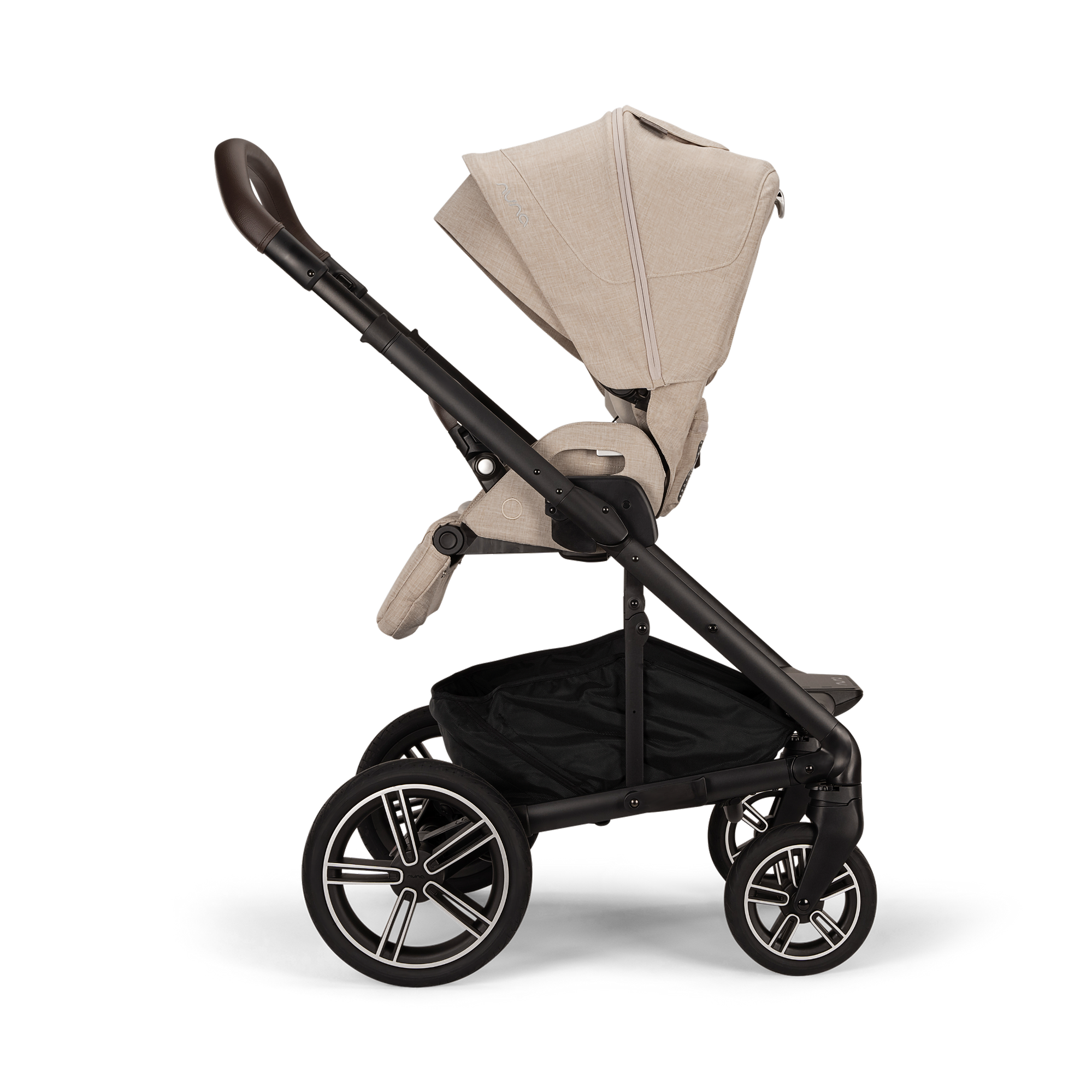 Kombi-Kinderwagen, nuna, Beige – Produktansicht