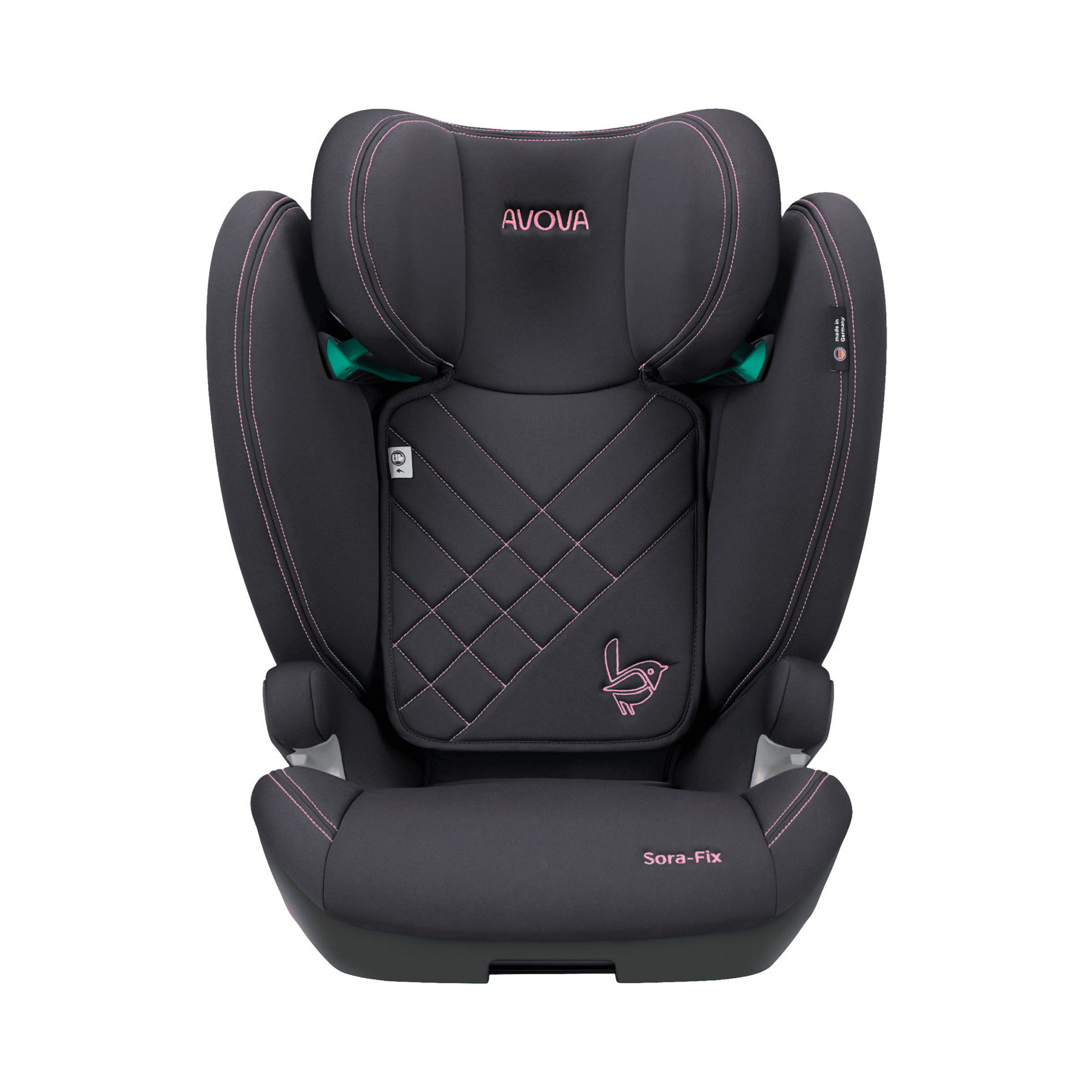 Kindersitze 15-36 kg, Gruppe 2/3, AVOVA, Pink – Produktansicht