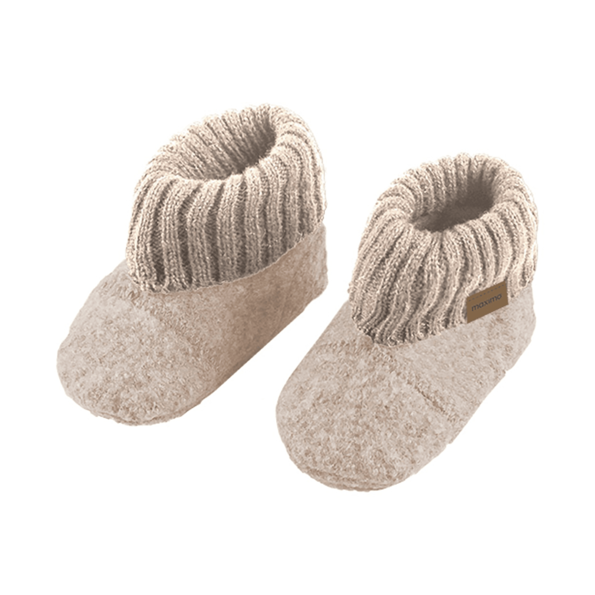 Krabbelschuhe, MaxiMo, Beige – Produktansicht