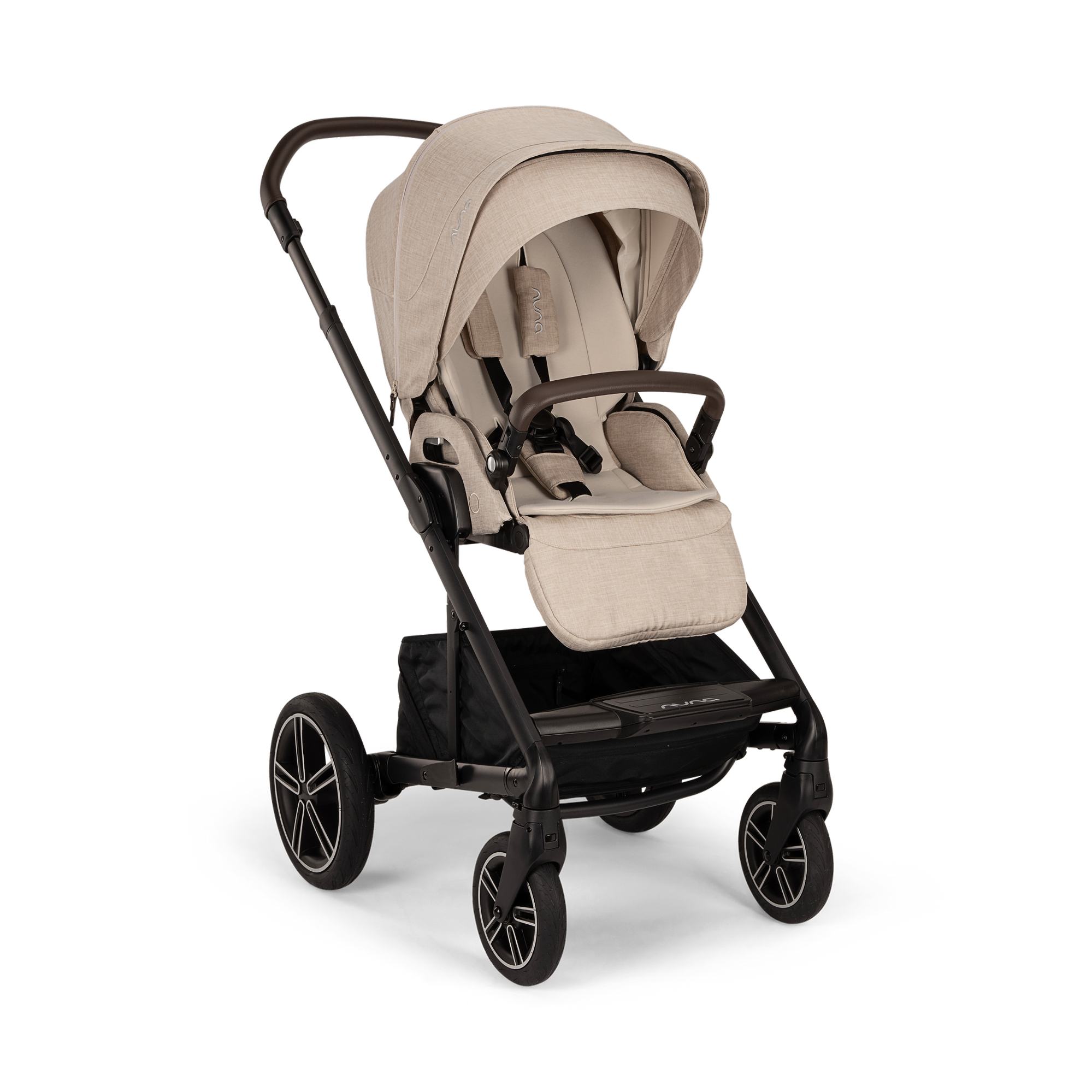 Kombi-Kinderwagen, nuna, Beige – Produktansicht