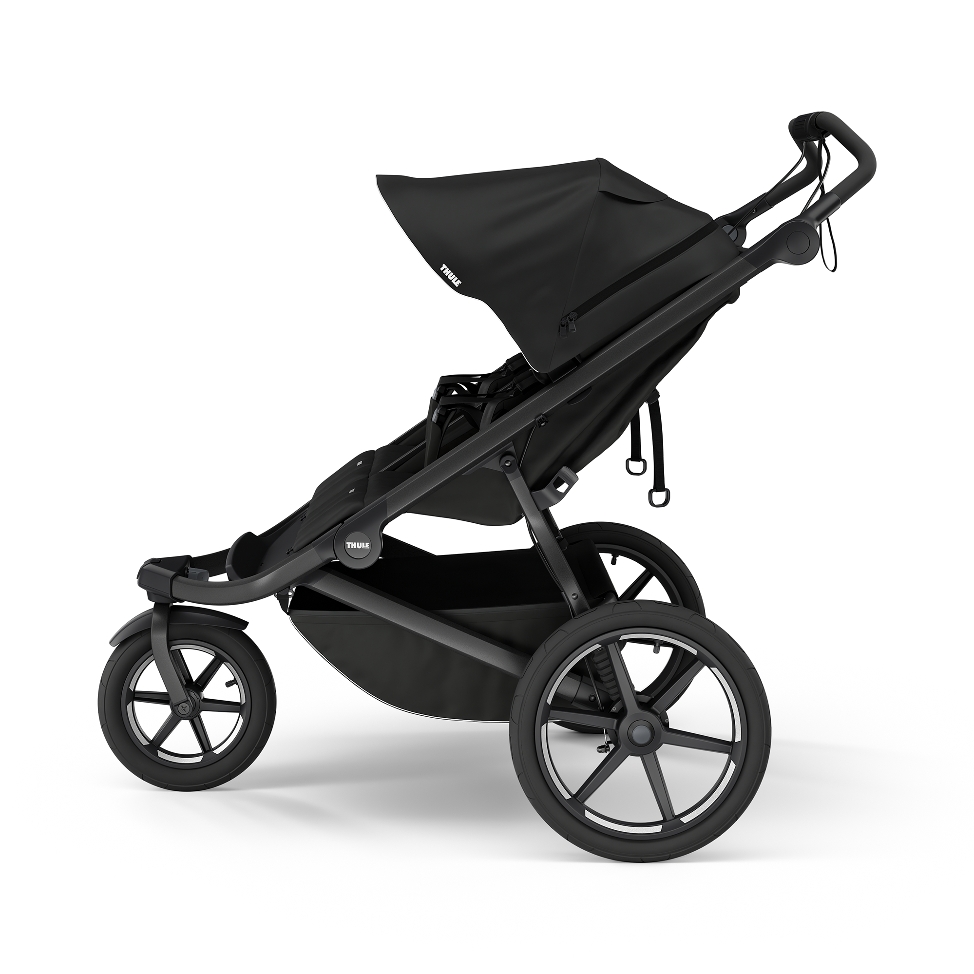 Zwillingswagen & Geschwisterwagen, THULE, Schwarz – Produktansicht