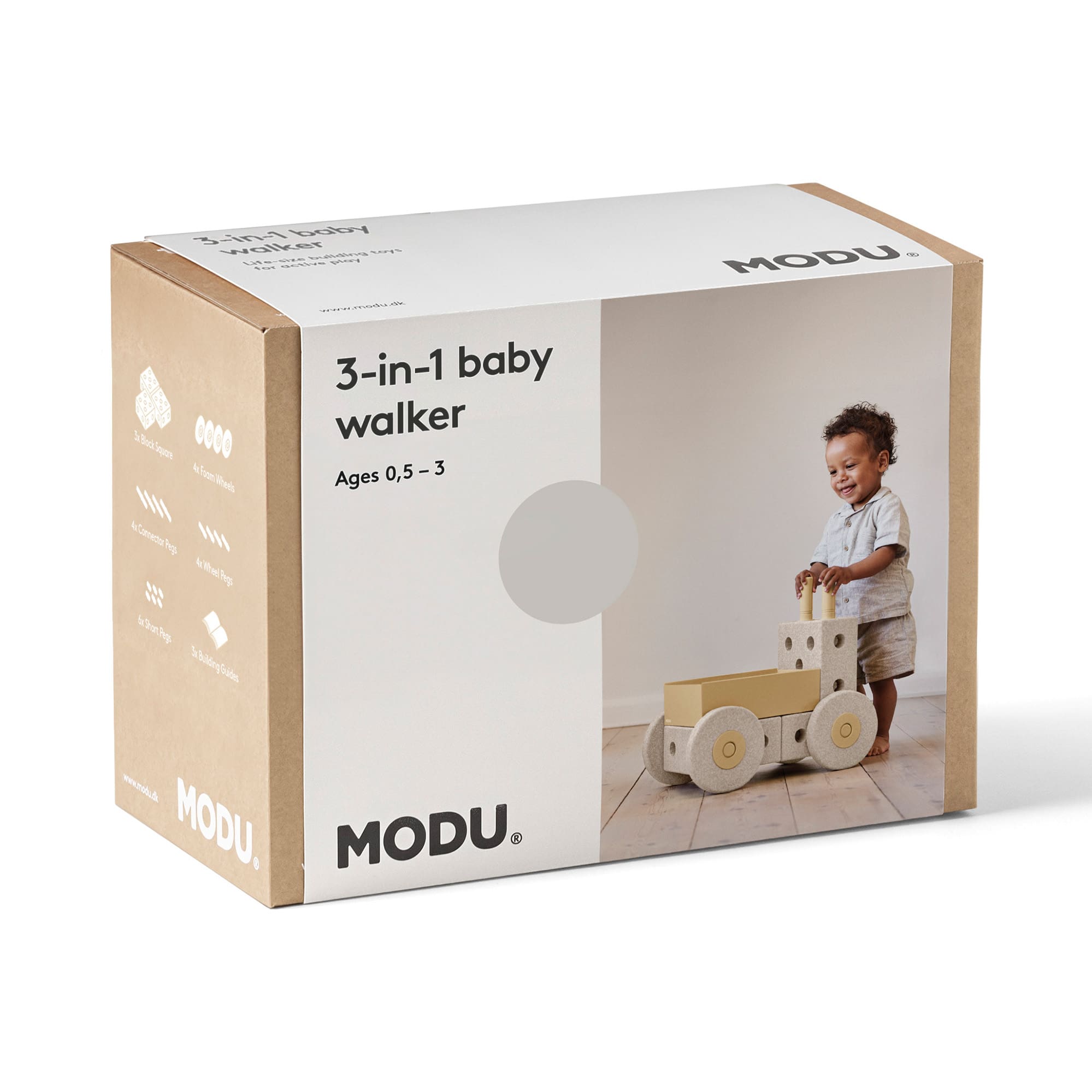 Schaumstoff Bausteine, MODU, Beige – Produktansicht