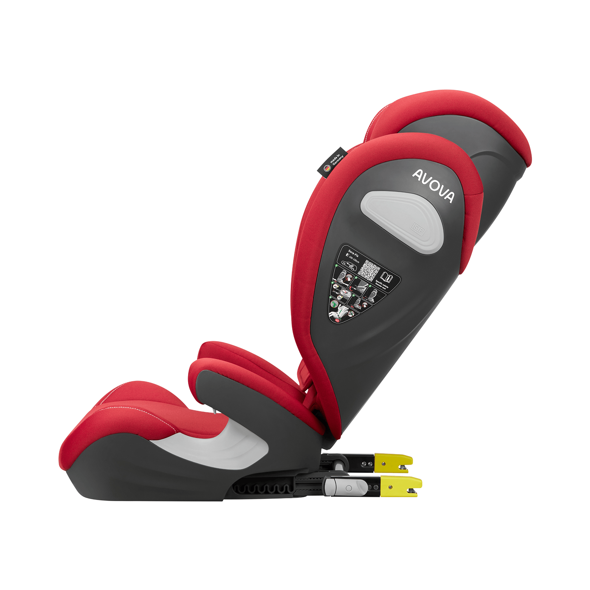 Kindersitze 15-36 kg, Gruppe 2/3, AVOVA, Rot – Produktansicht