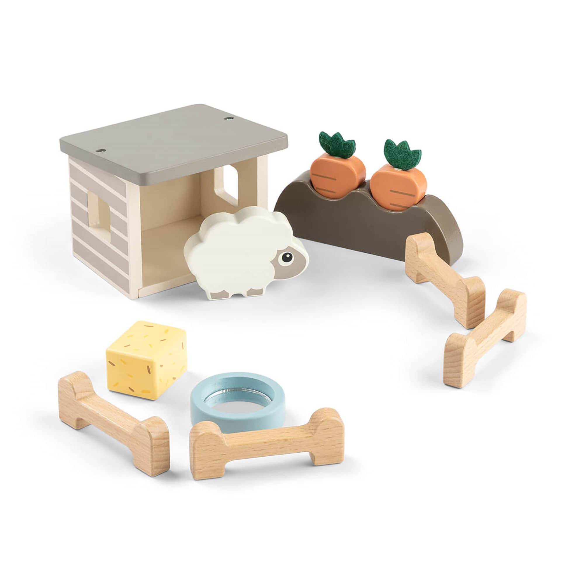 Holzfiguren, done by deer, Weiß – Produktansicht