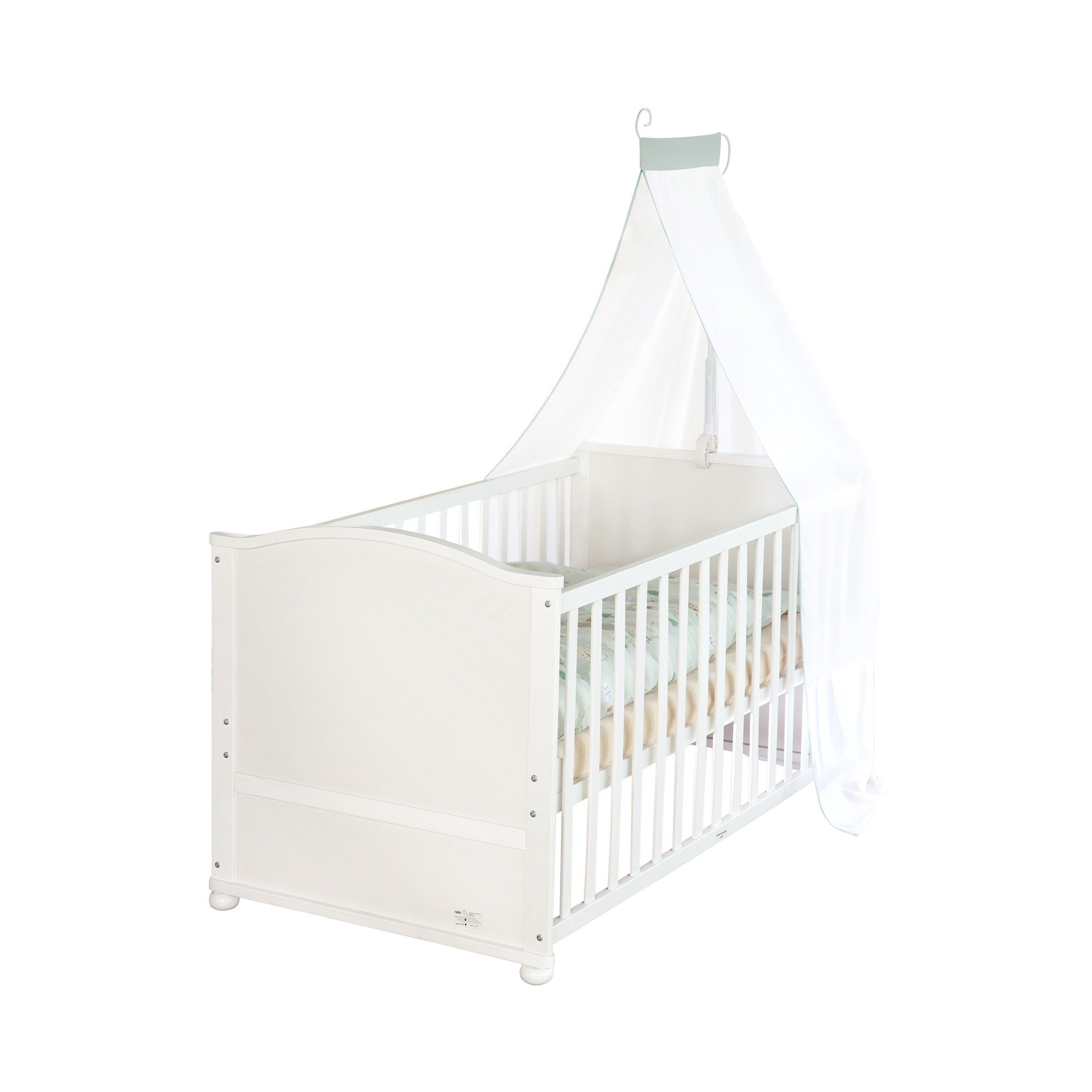 Gitterbetten, roba, Weiß – Produktansicht