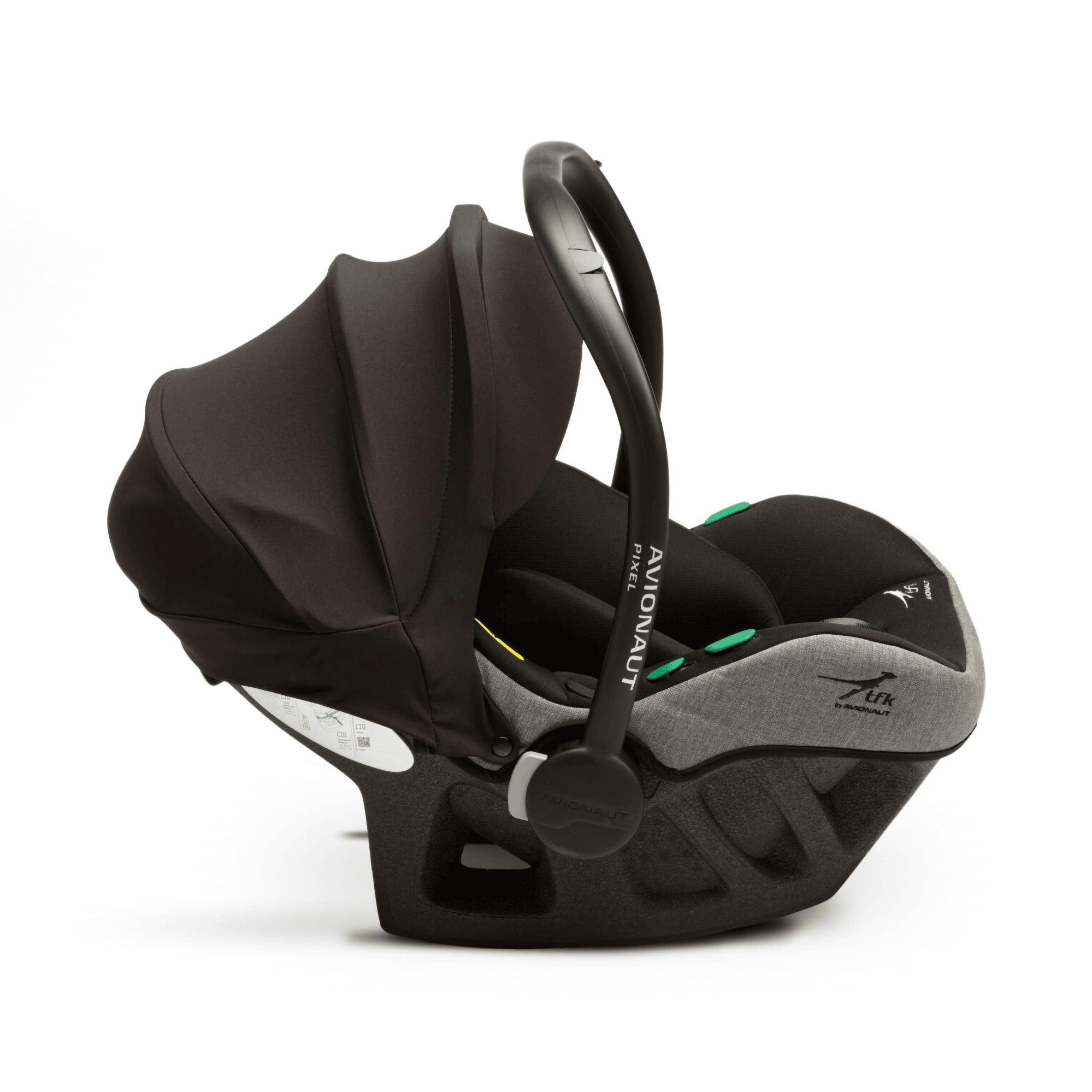 Babyschalen 0-13 kg, Gruppe 0+, tfk, Grau – Produktansicht