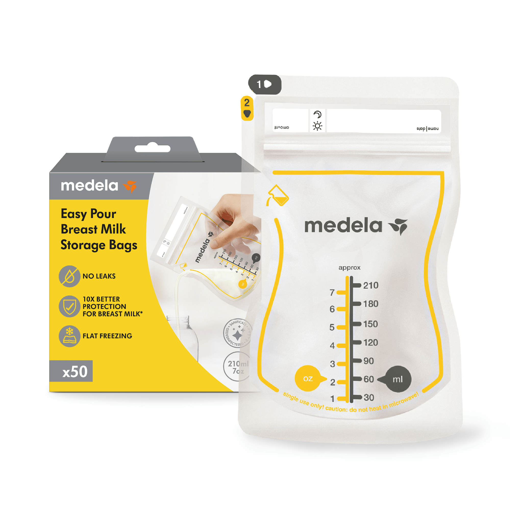 Flaschenzubehör, medela, Transparent – Produktansicht