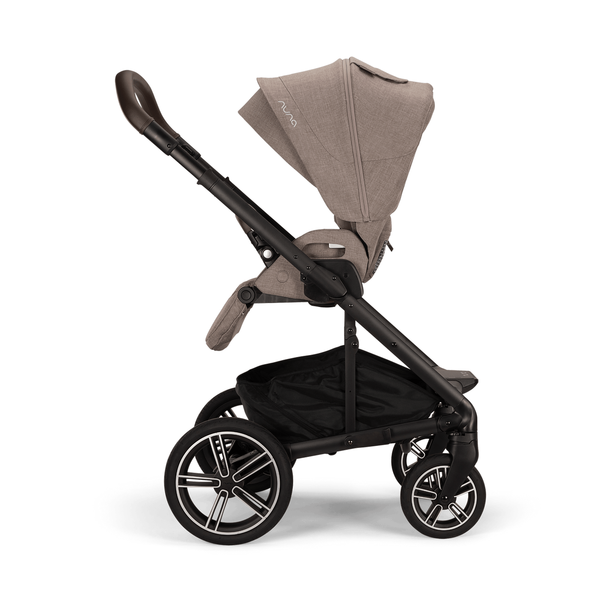 Kombi-Kinderwagen, nuna, Braun – Produktansicht