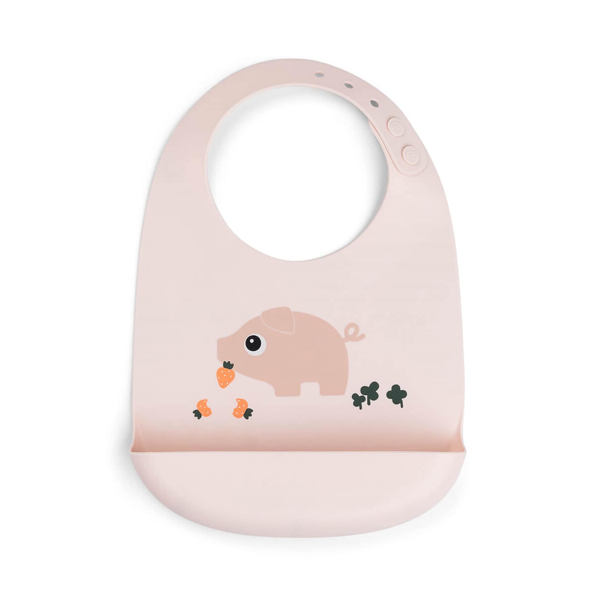 Lätzchen mit Auffangschale, done by deer, Pink – Produktansicht