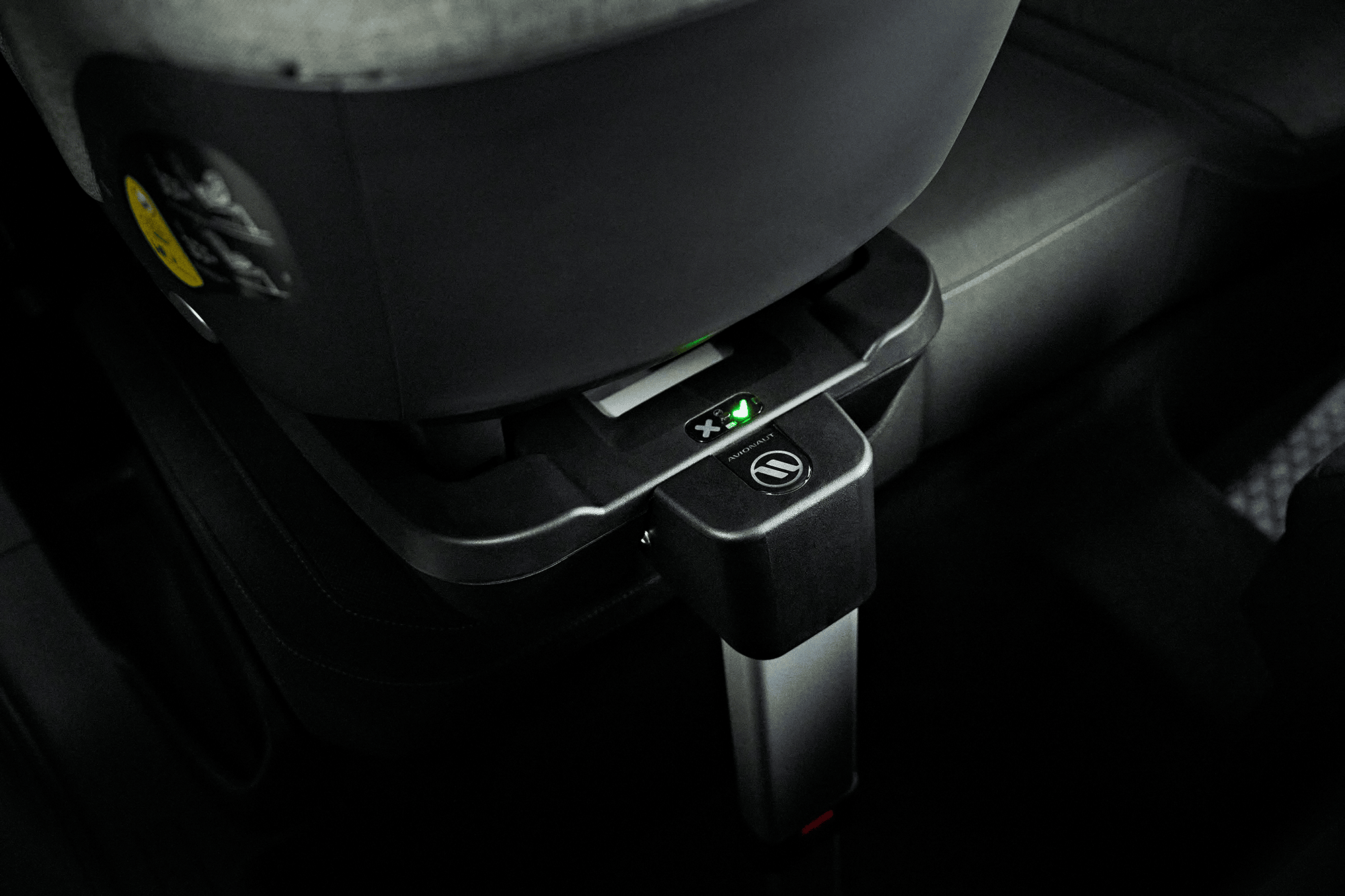 Isofix Stationen, AVIONAUT, Schwarz – Produktansicht
