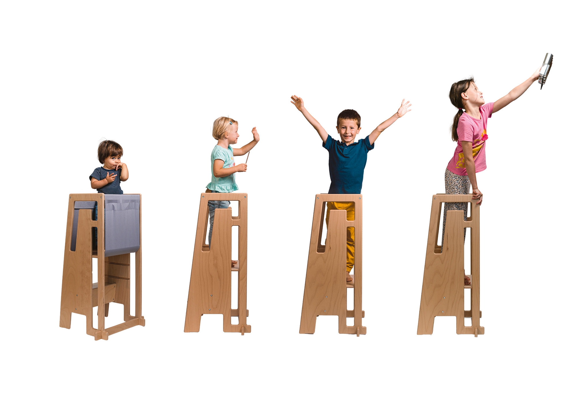 Lerntürme, TUKI, Weiß – Produktansicht