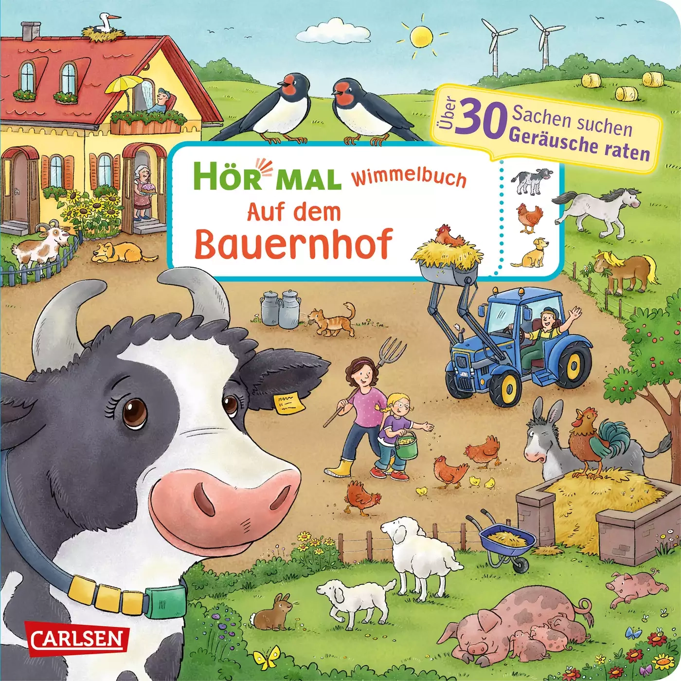 Hör mal: Wimmelbuch: Auf dem Bauernhof CARLSEN 2000582211304 3