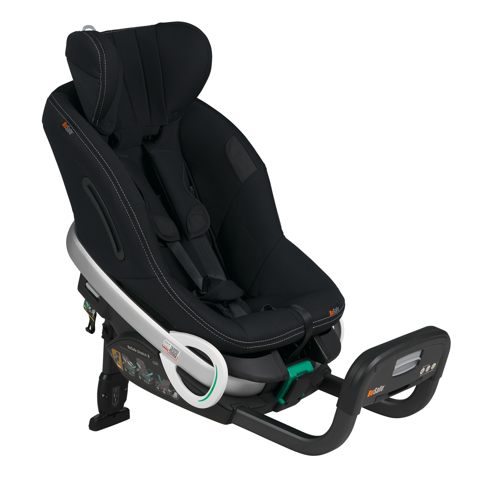 Reboarder 0-18 kg, Gruppe 0+/1, BeSafe, Schwarz – Produktansicht