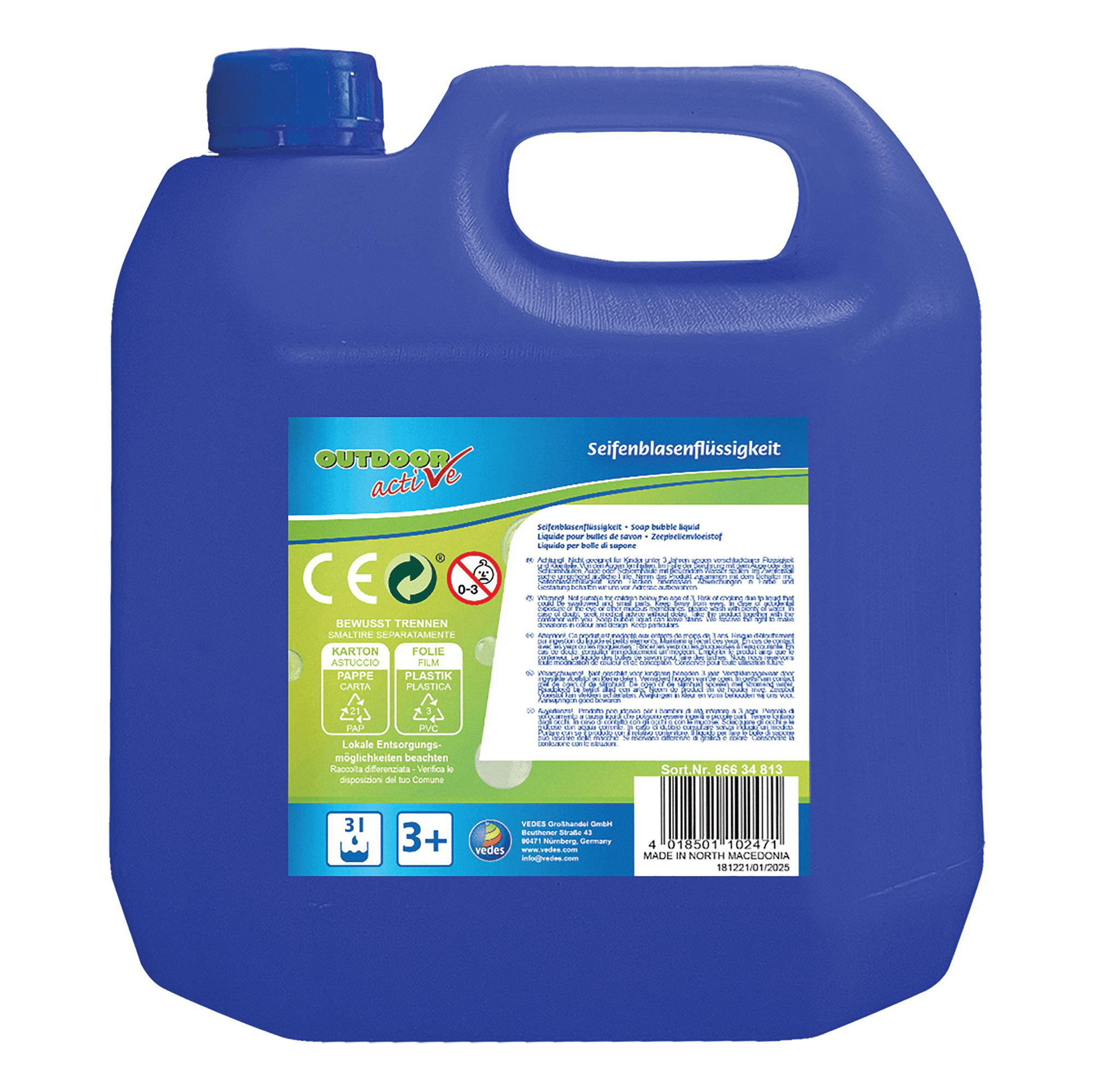 Produkte, Outdoor active, Blau – Besonderheit: ca. 3 Liter Inhalt