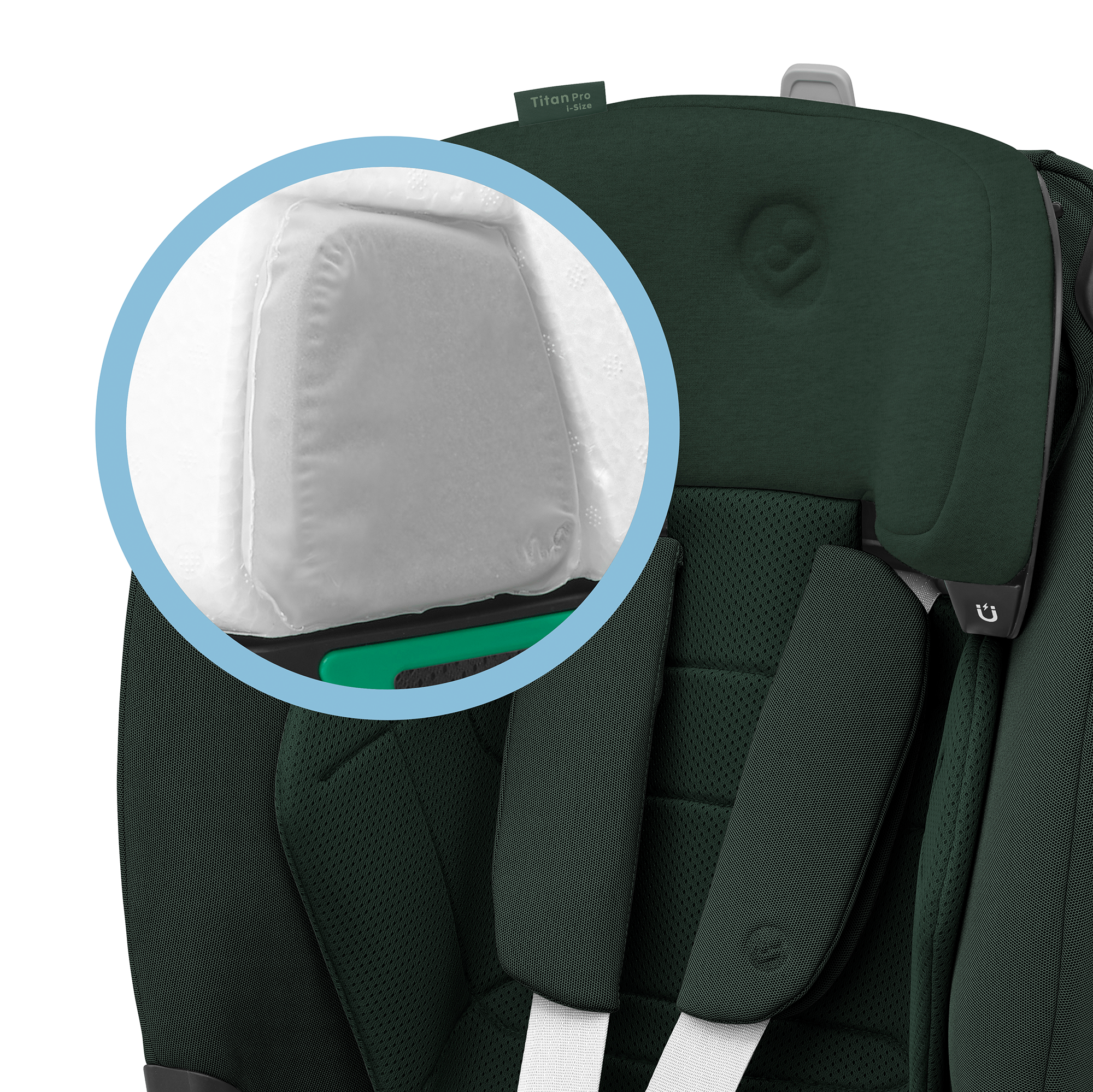 Kindersitze 9-36 kg, Gruppe 1/2/3, MAXI-COSI, Grün – Produktansicht