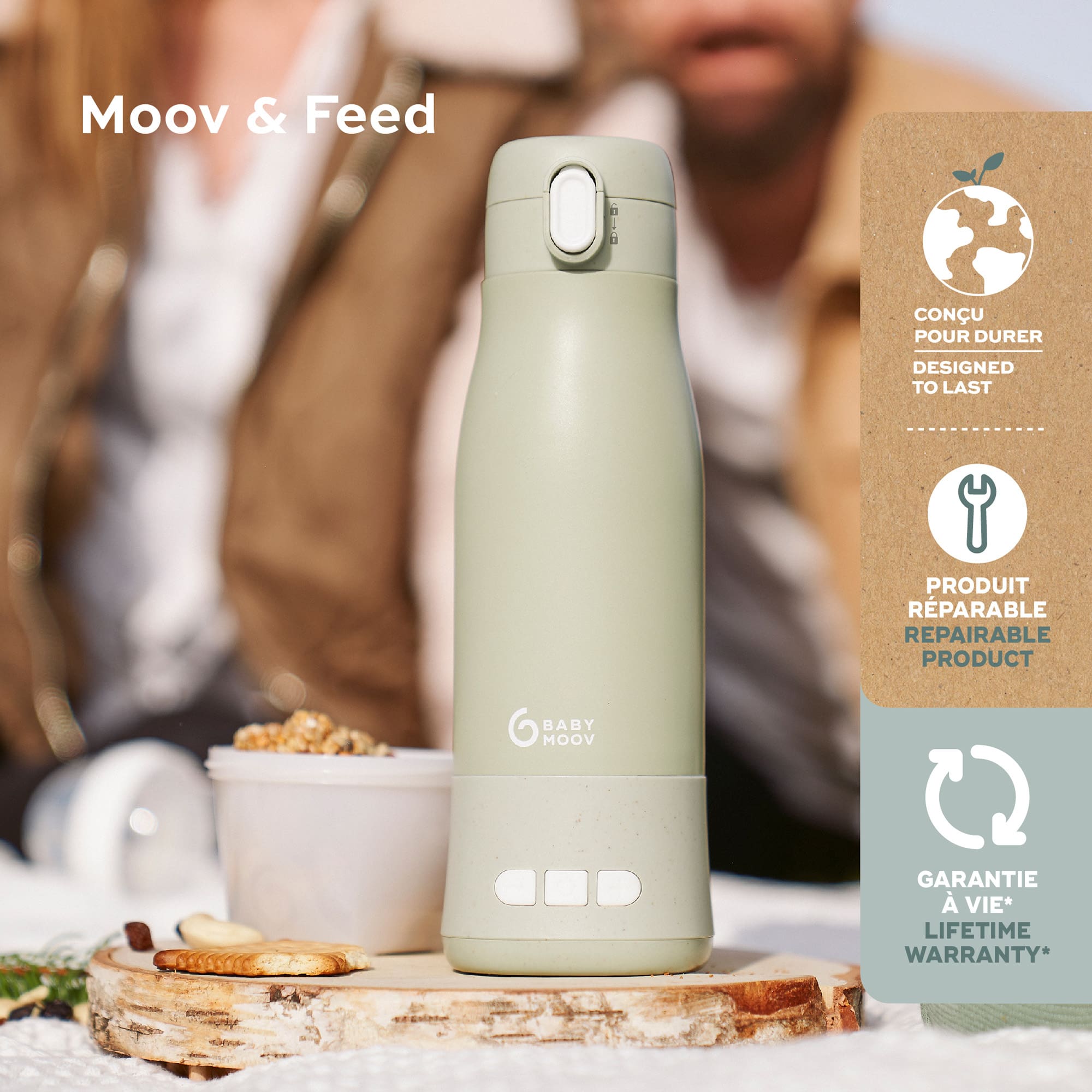 Babykostwärmer, babymoov, Grün – Produktansicht