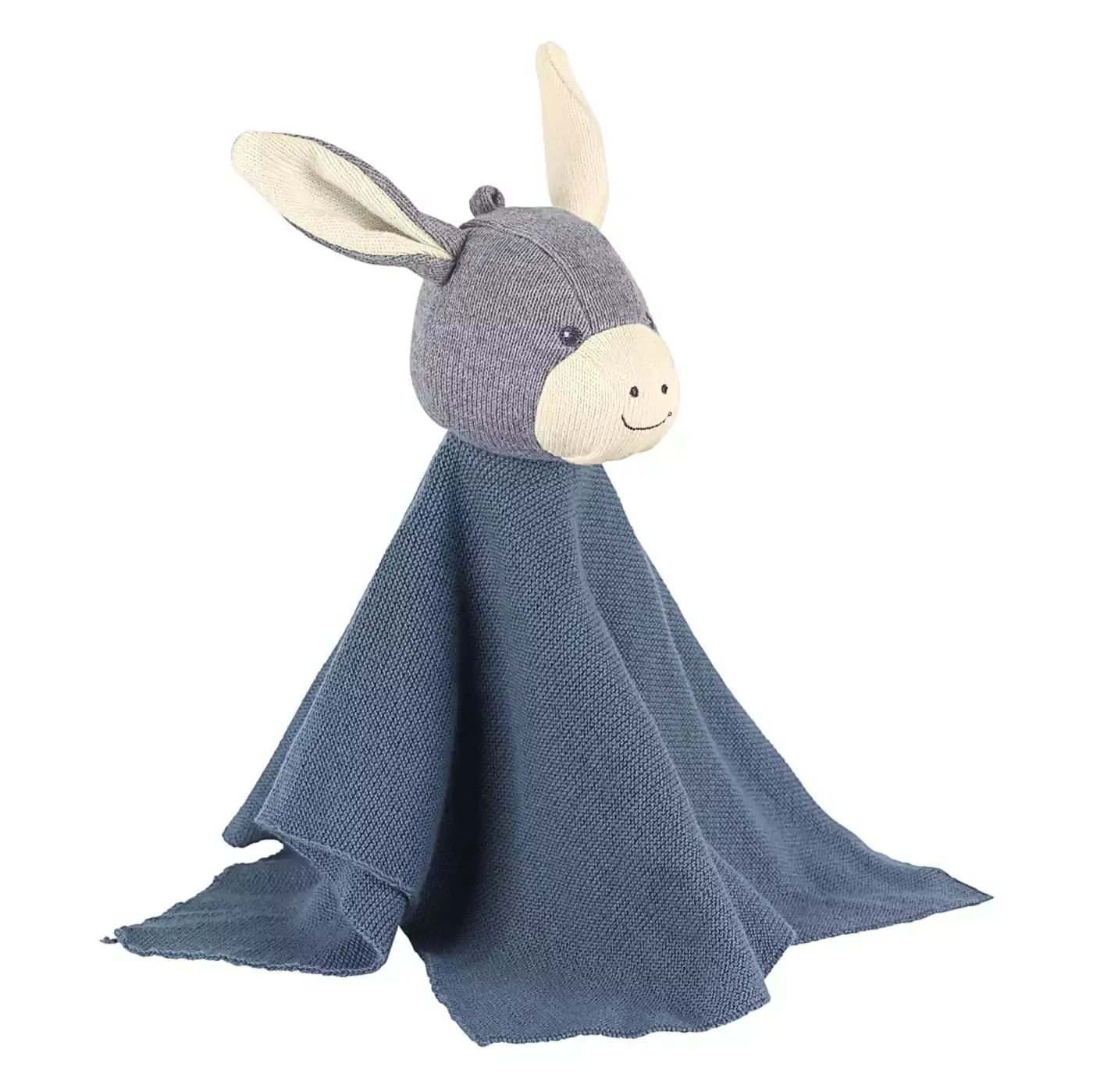 GOTS Strick-Schmusetuch S Emmi Sterntaler Blau 2000581981109 1