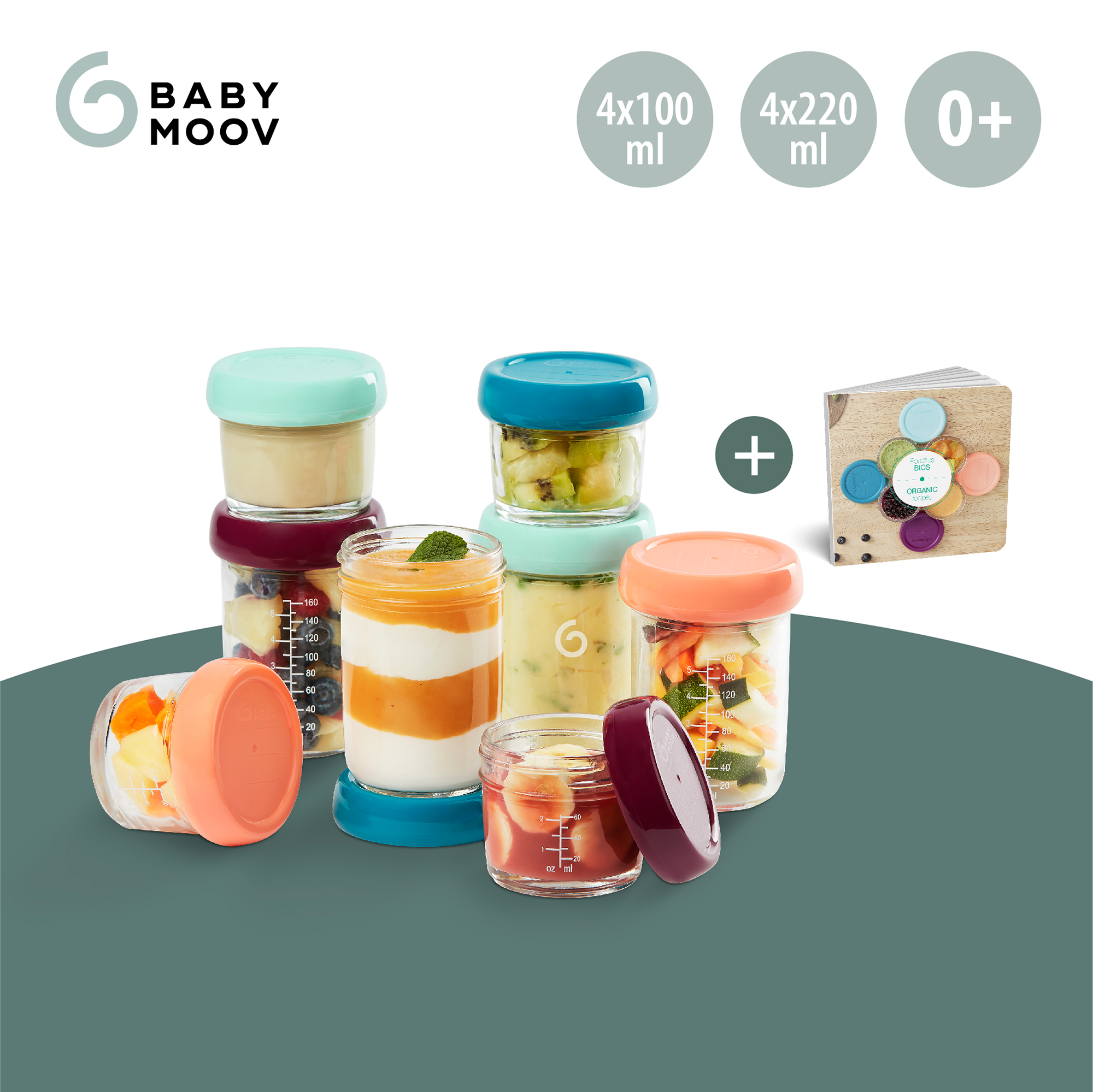 Nahrungsbehälter, babymoov, Mehrfarbig – Produktansicht