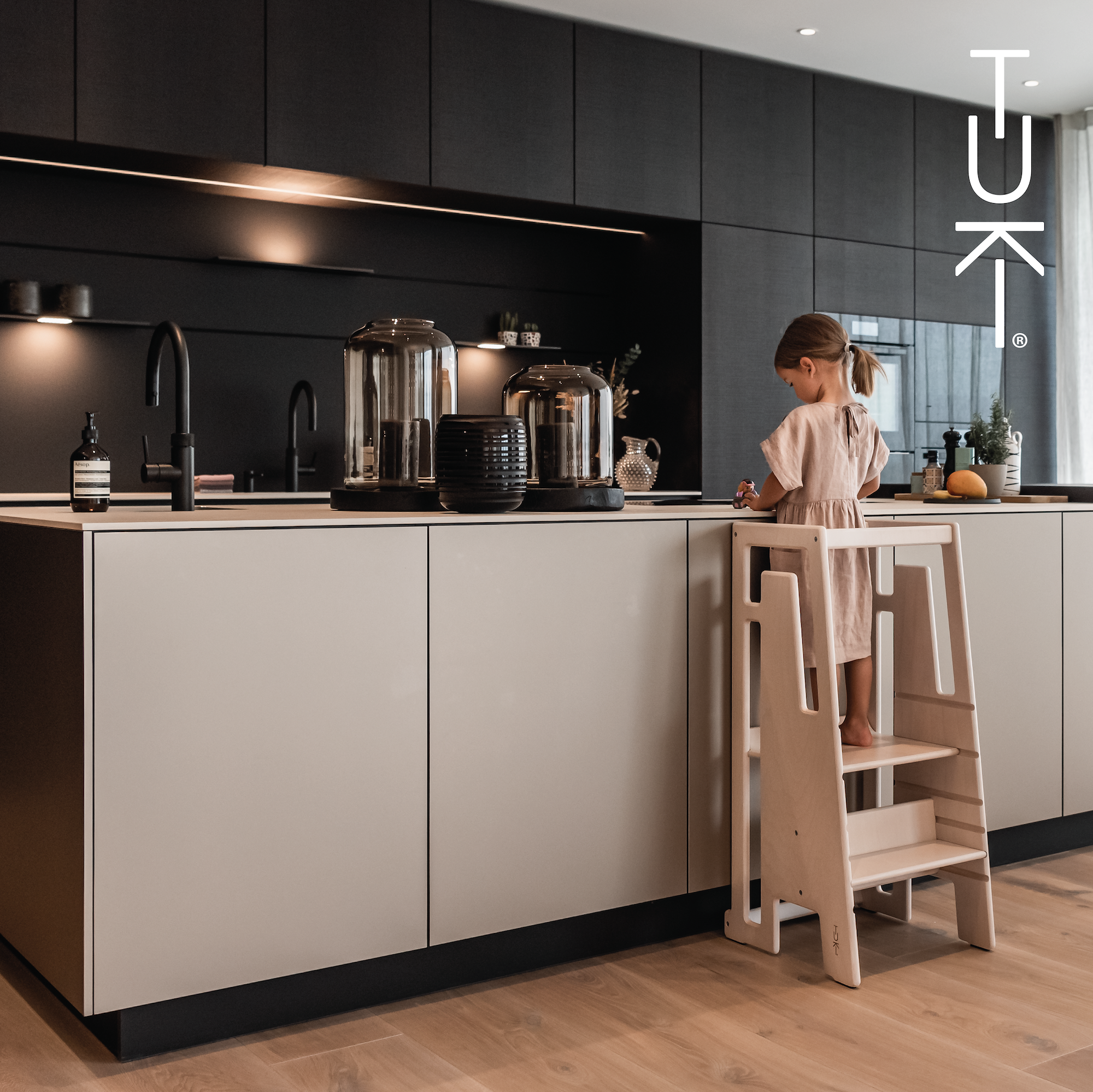 Lerntürme, TUKI, Beige – Produktansicht