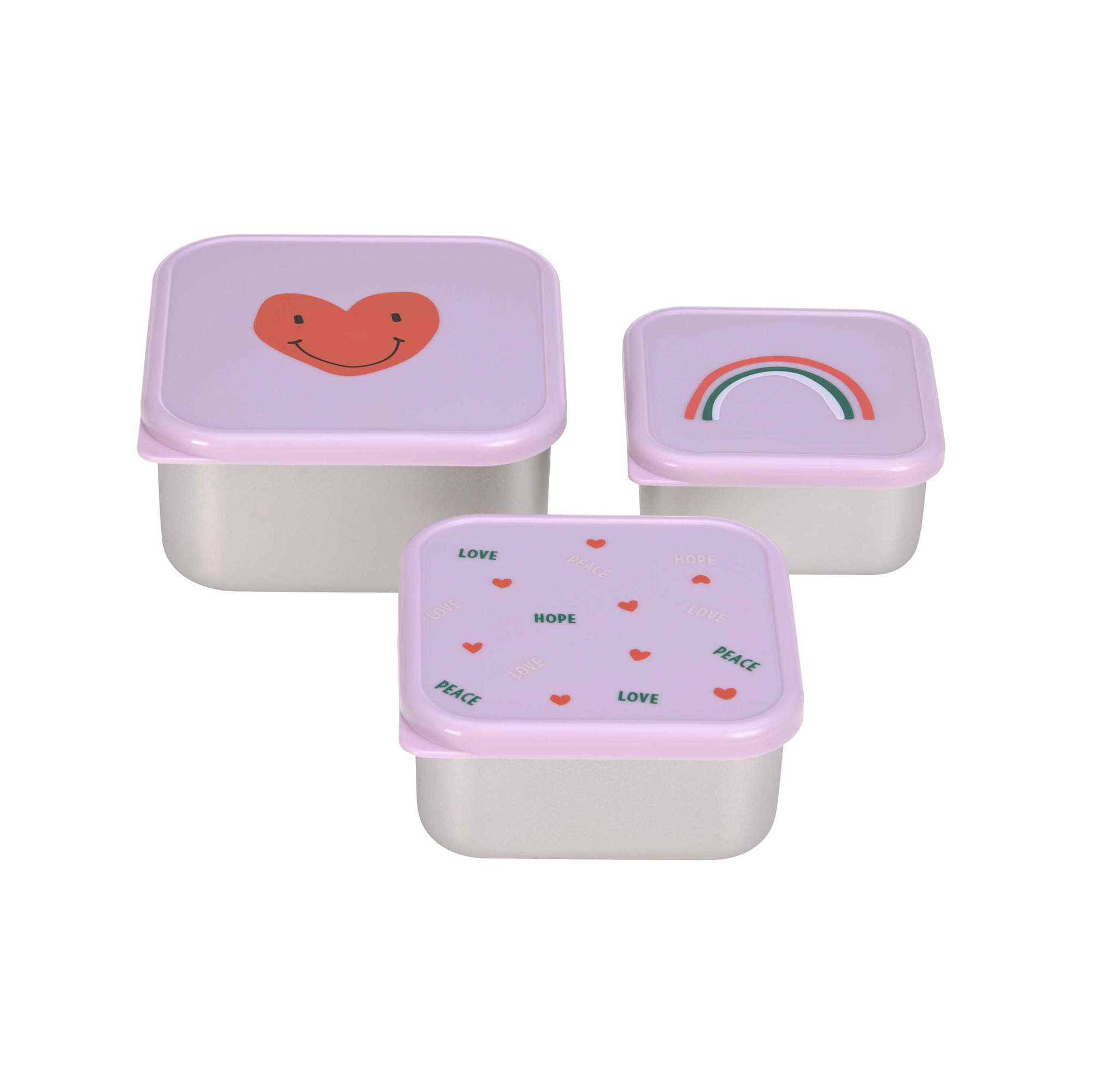 Snackbox Happy Rascals Heart Lavender LÄSSIG Lila 2000585939809 1