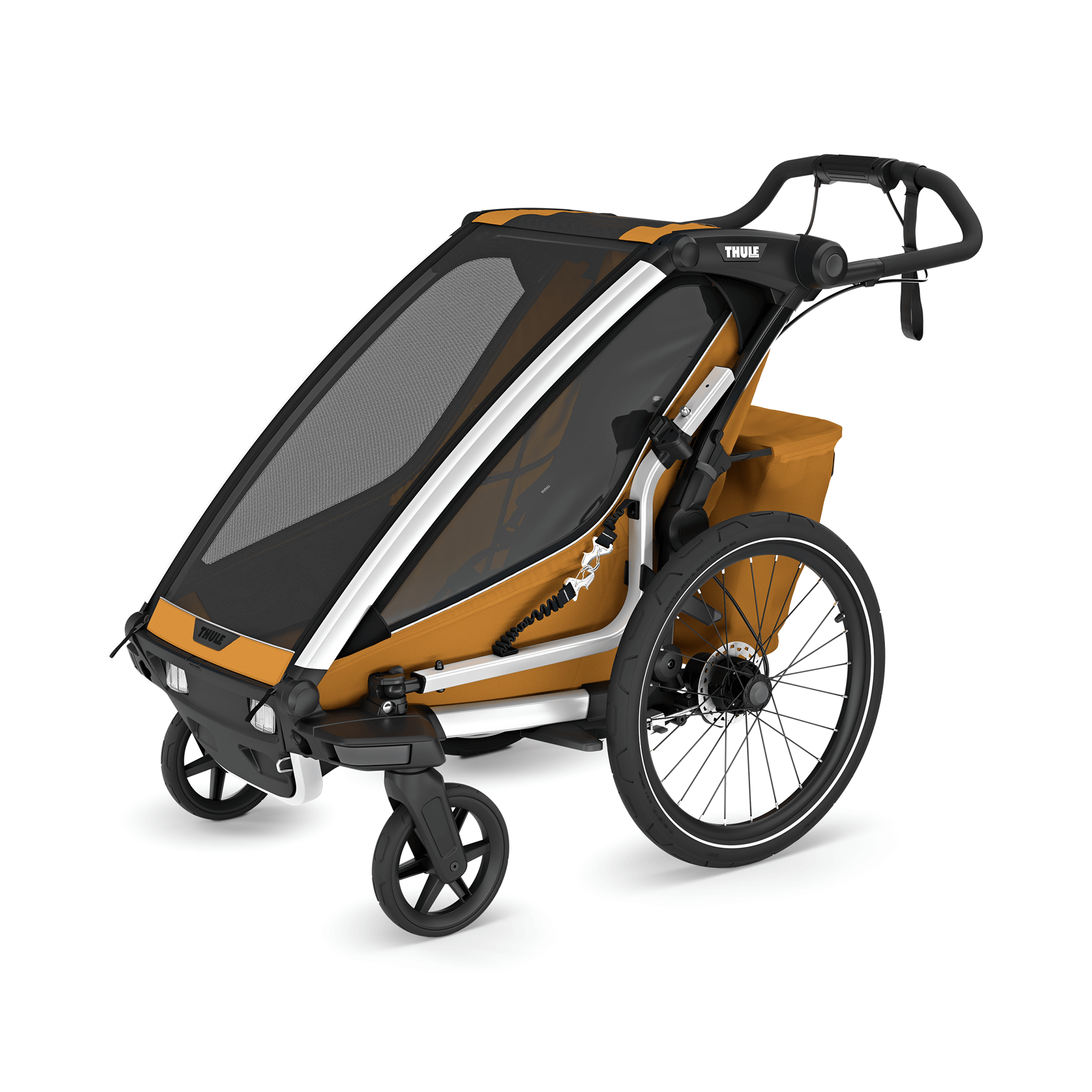 Fahrradanhänger, THULE, Gelb – Produktansicht