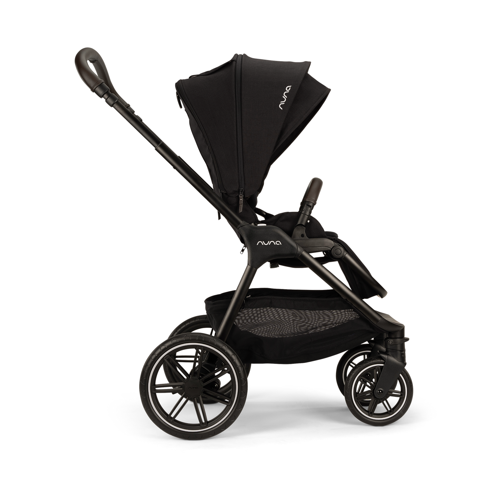 Kombi-Kinderwagen, nuna, Schwarz – Produktansicht