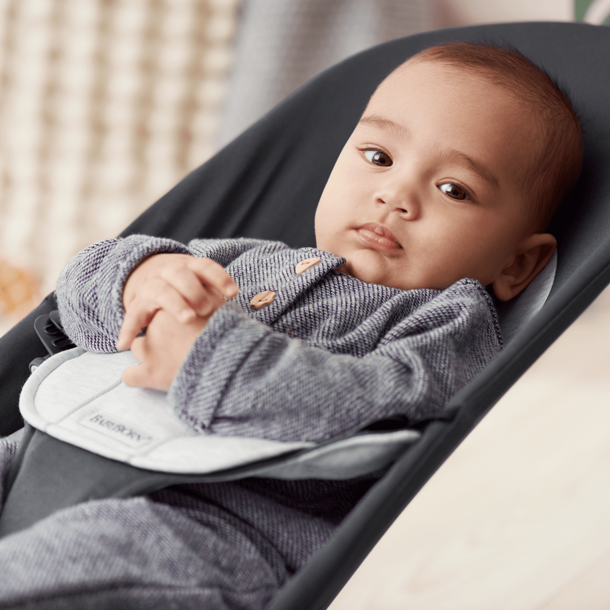 Wippen, BABYBJÖRN, Grau – Produktansicht