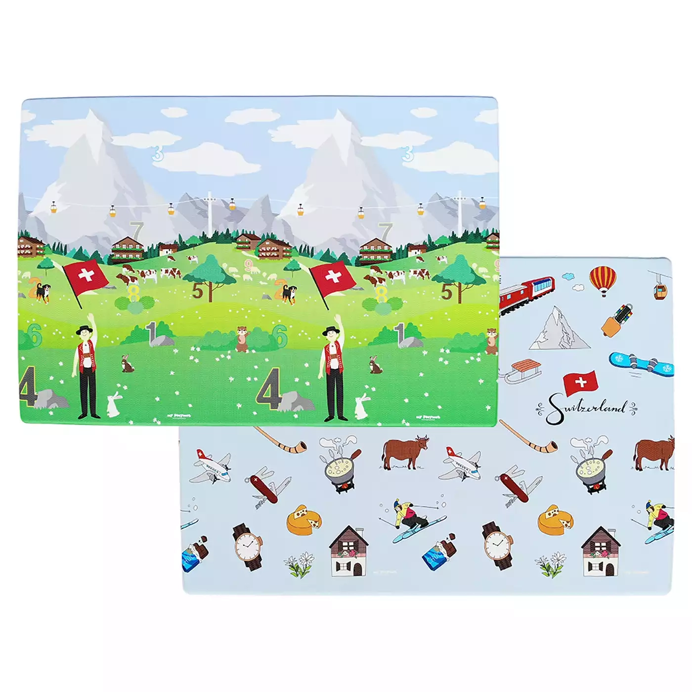 Spielmatte Pure mySwitzerland 130 x 190 x 1,2 cm myPlaymat 2000579246166 1