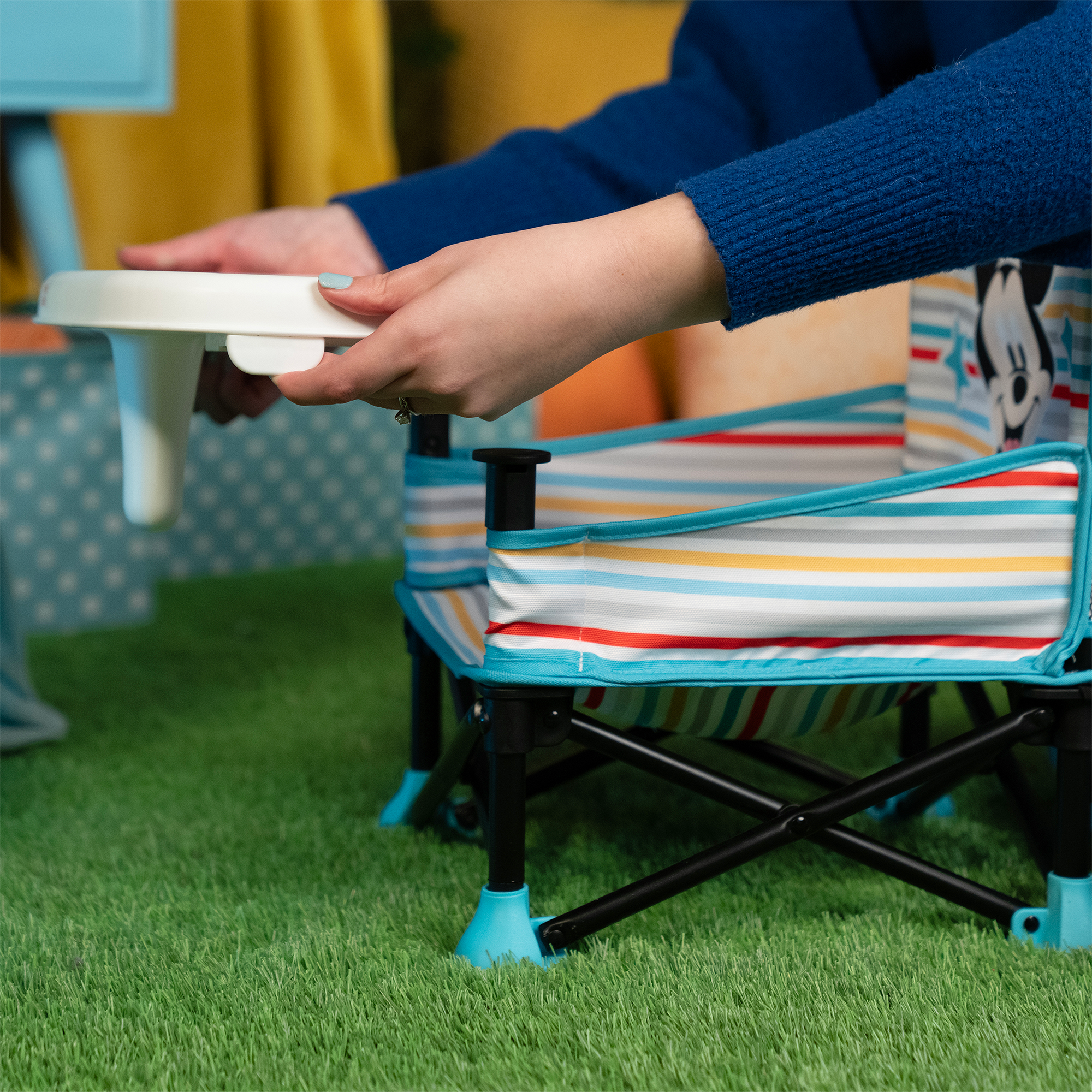 Reisehochstühle, BrightStarts, Blau – Produktansicht