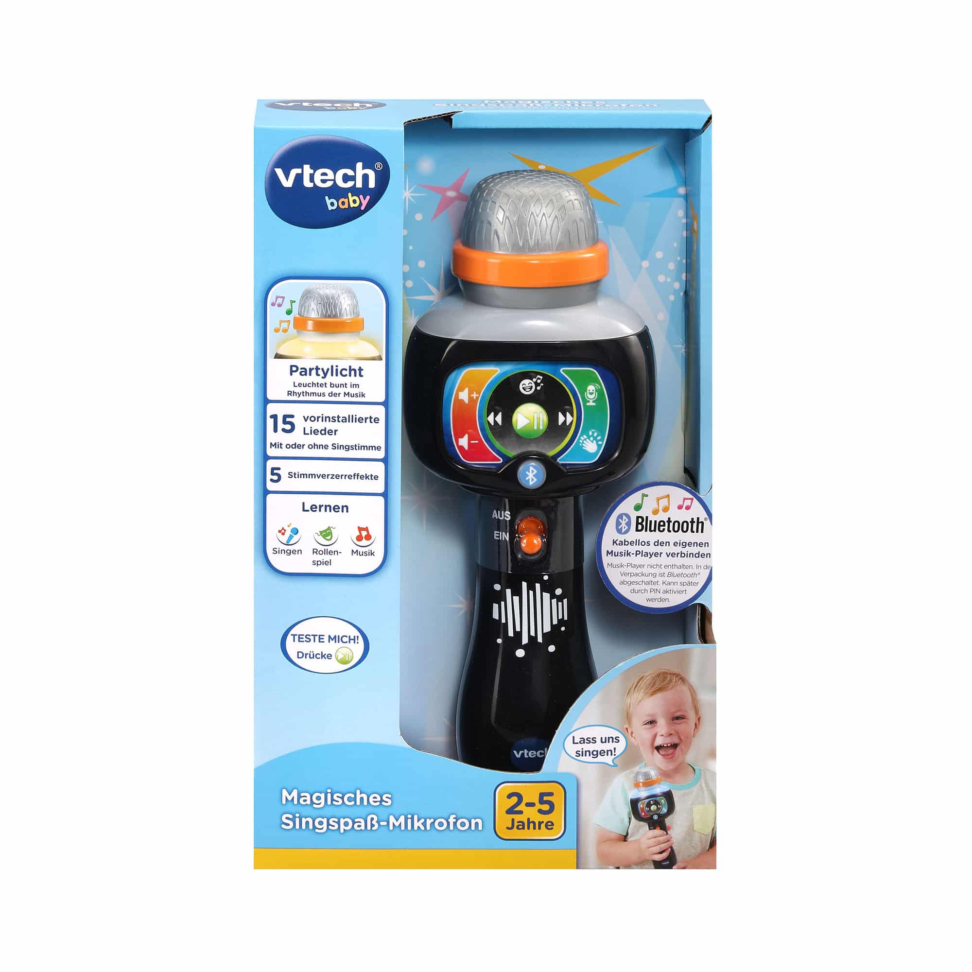 Elektronisches Spielzeug, vtech, Schwarz – Produktansicht