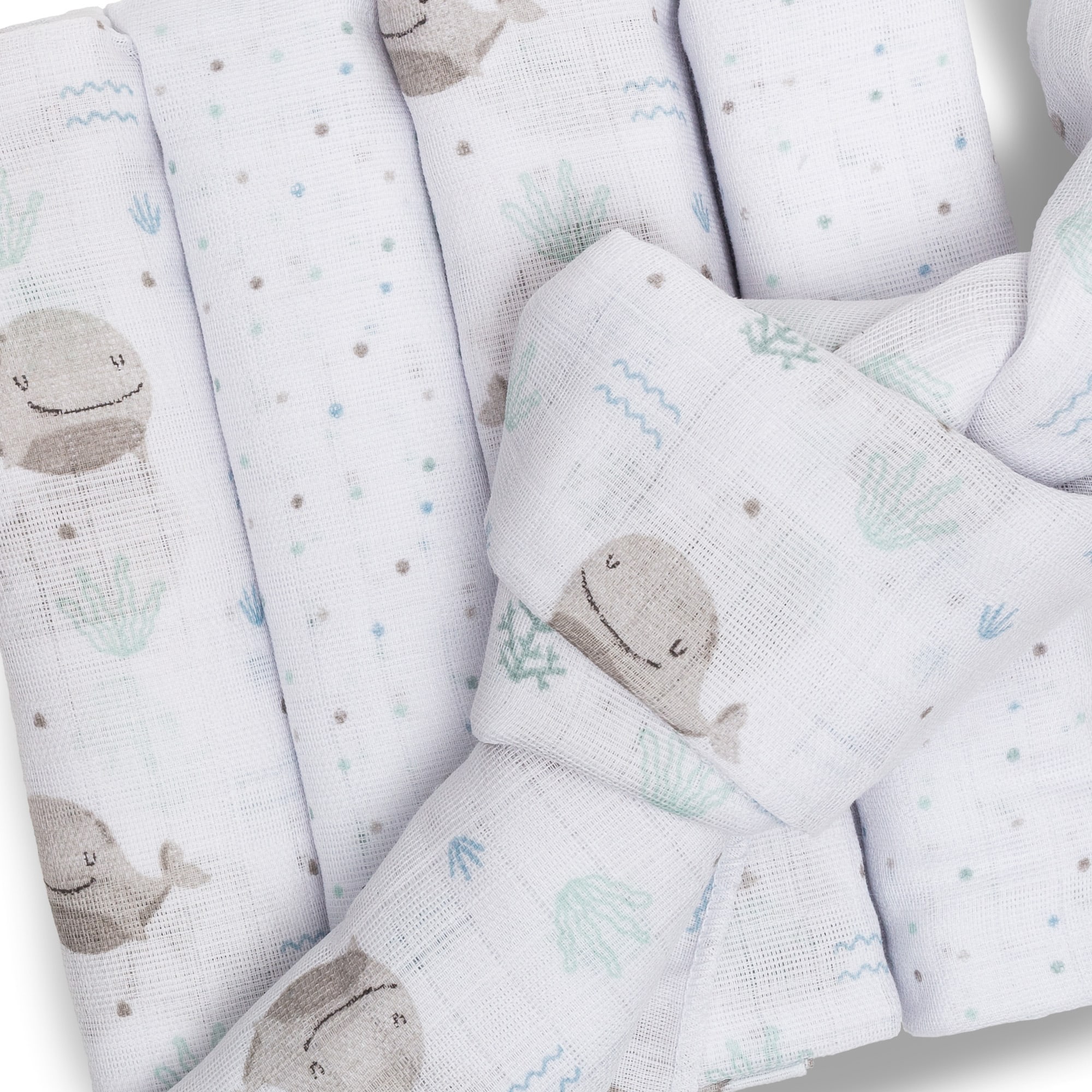 Mullwindeln, LITTLE ONE, Weiß – Produktansicht