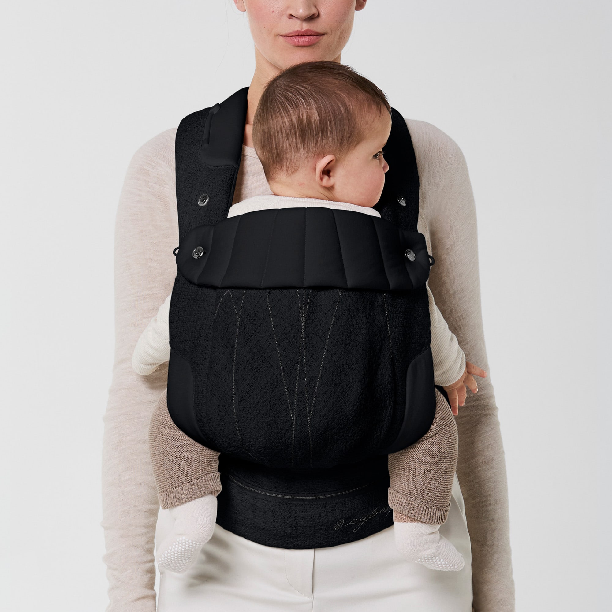 Babytragen, cybex PLATINUM, Schwarz – Besonderheit: ergonomisch unterstützendes Design