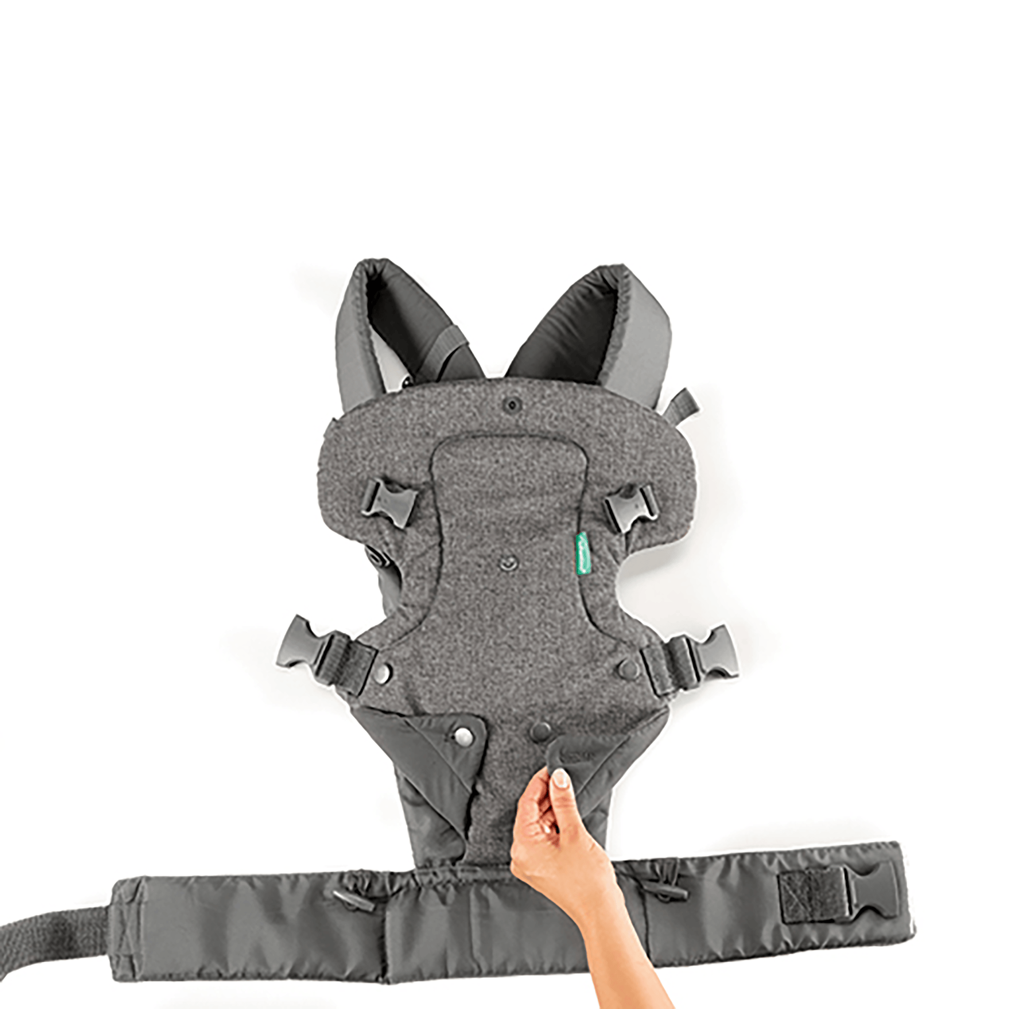 Fullbuckle Tragen, infantino, Grau – Produktansicht
