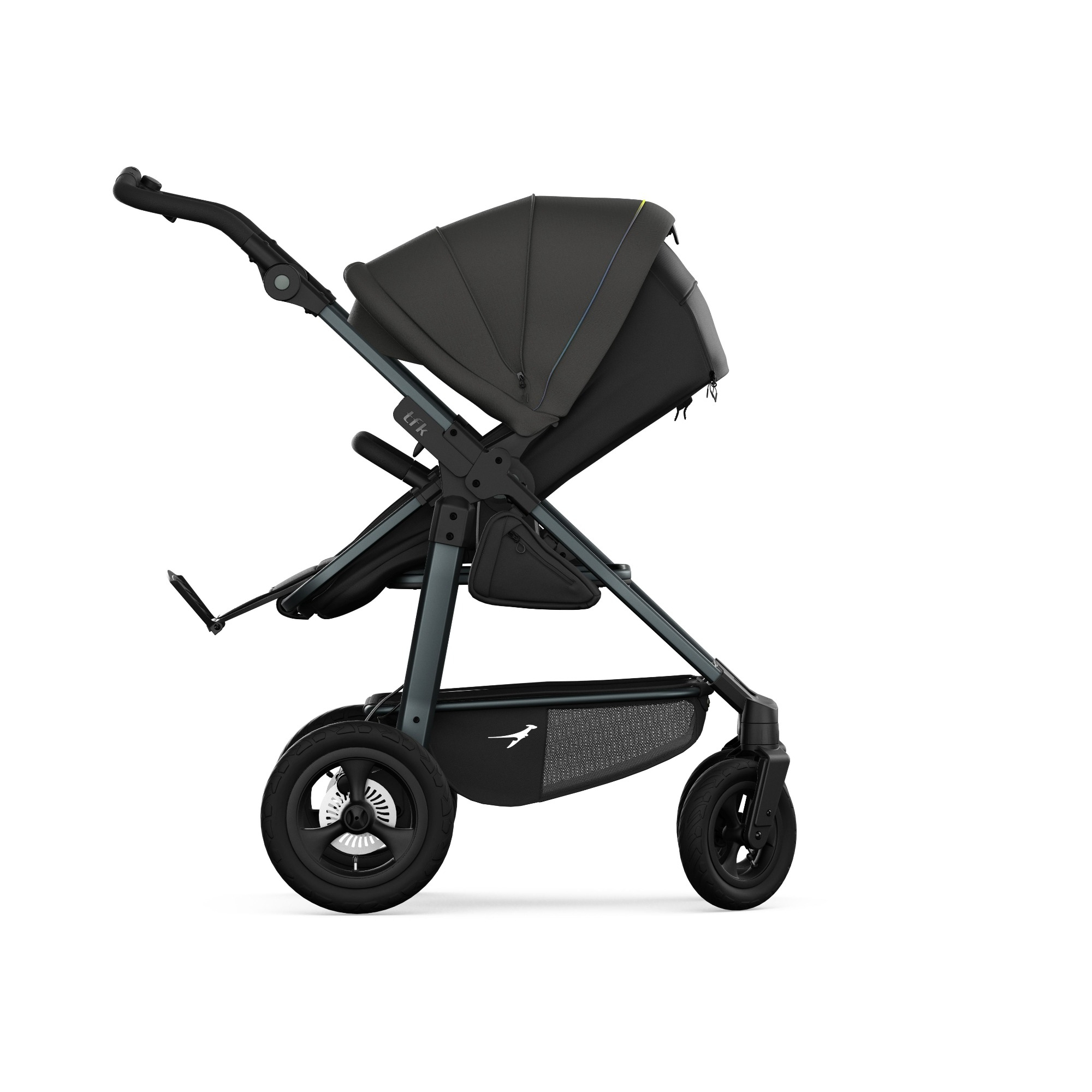 Kombi-Kinderwagen, tfk, Grau – Produktansicht