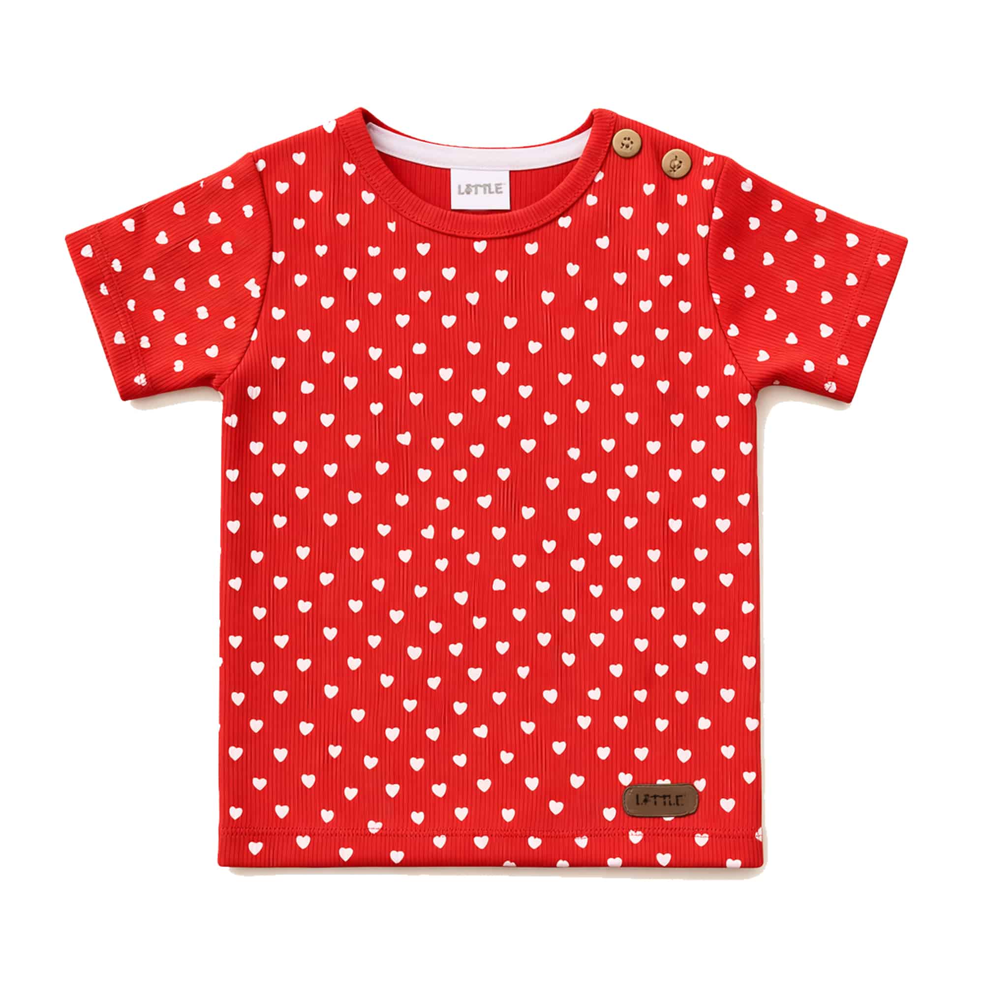 Kurzarmshirts, LITTLE, Rot – Produktansicht