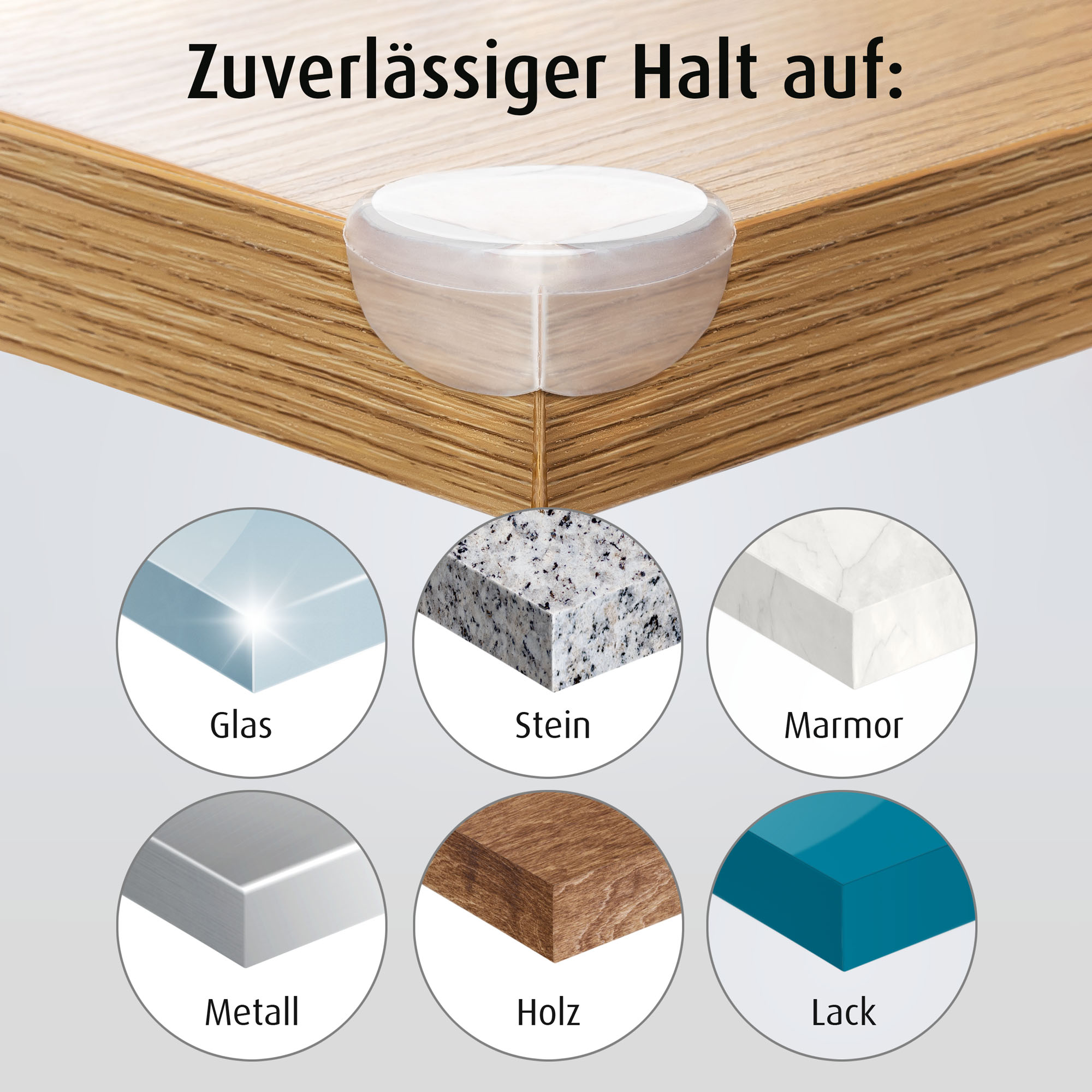 Kantenschutz, reer, Transparent – Produktansicht