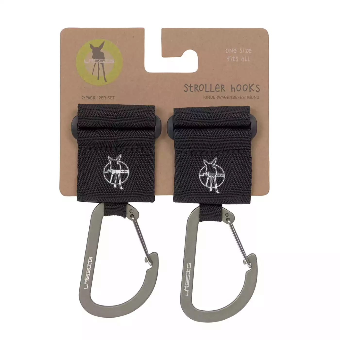 Kinderwagen Zubehör, LÄSSIG, Schwarz – Produktansicht