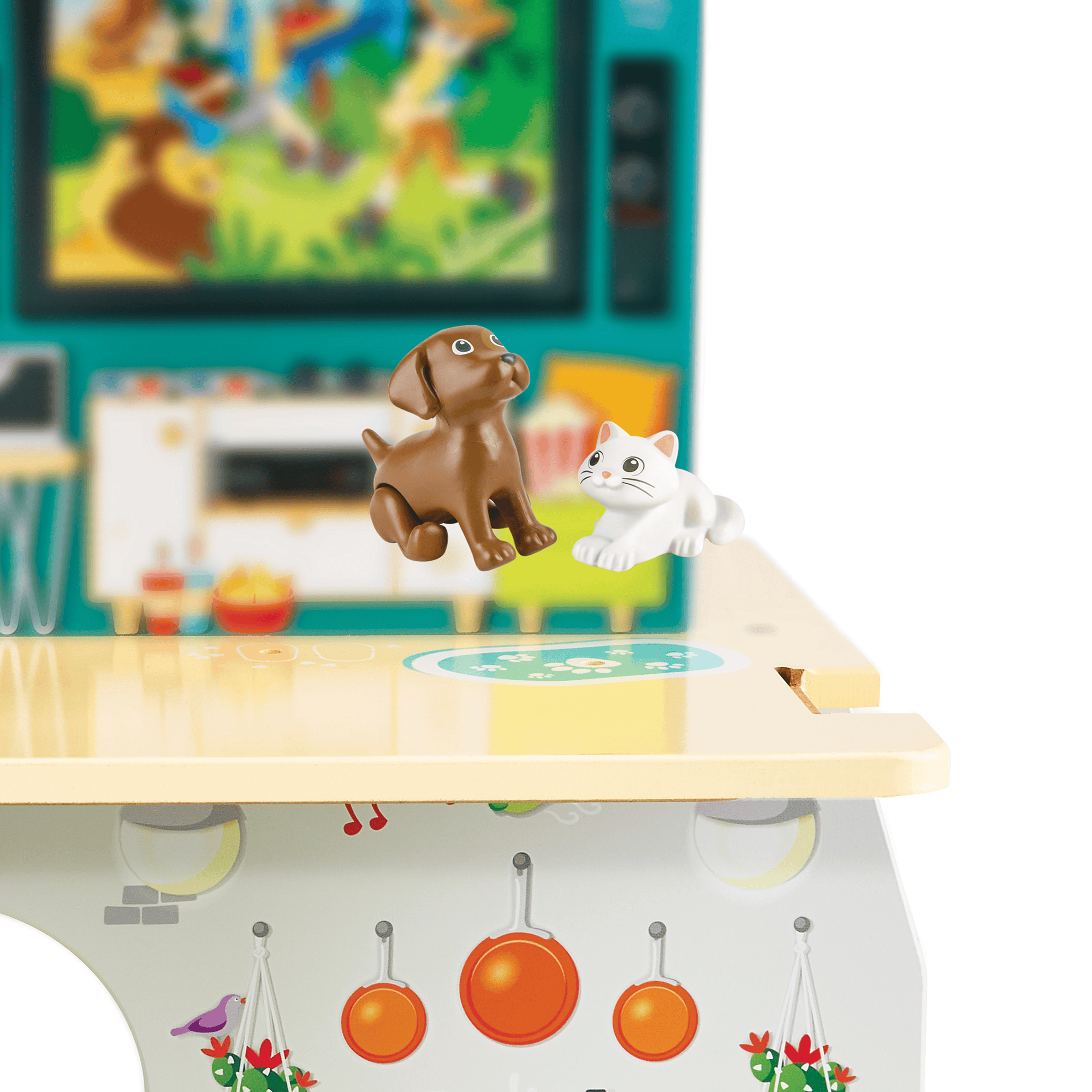 Puppen & Puppenwagen, Hape, Mehrfarbig – Produktansicht