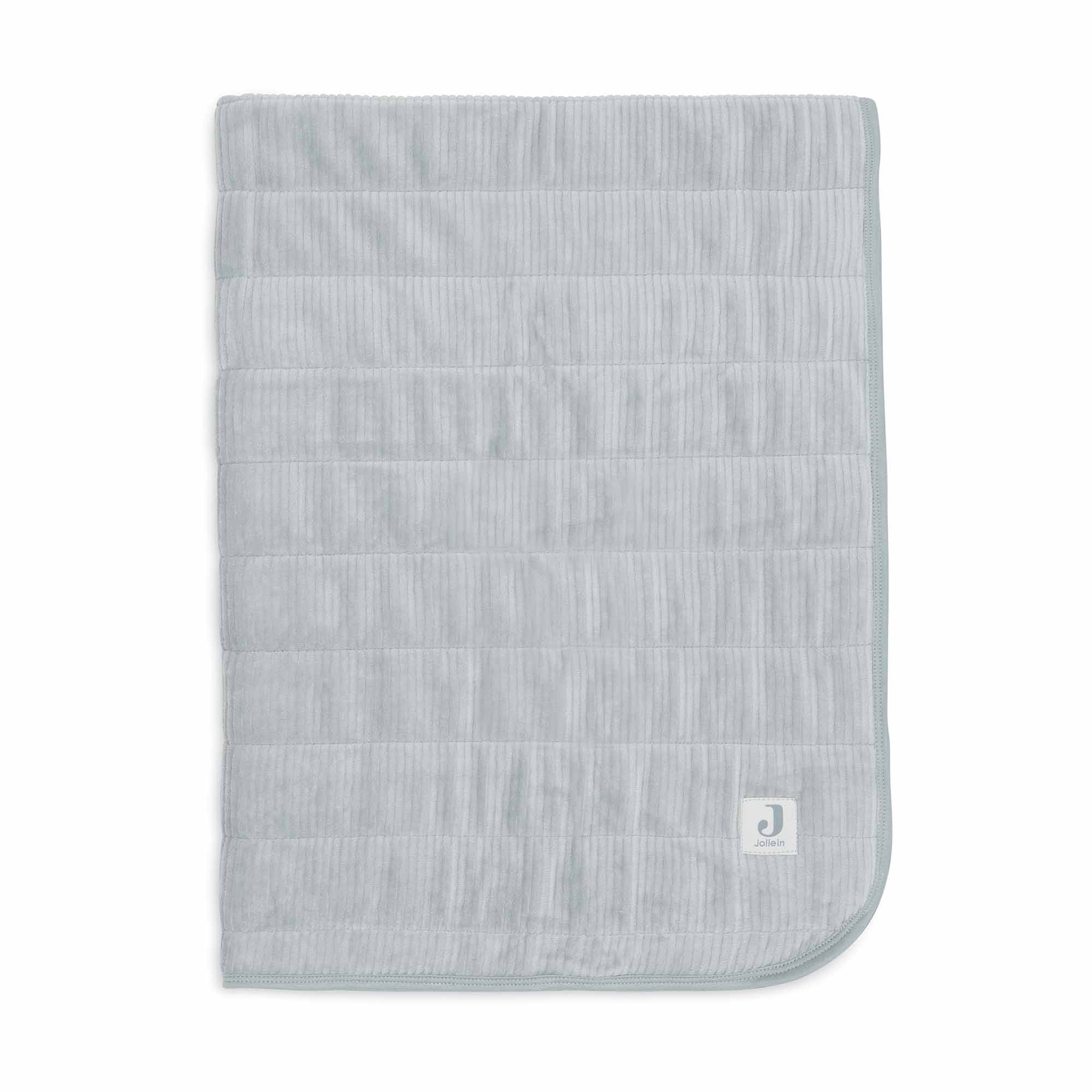 Kuscheldecken, jollein, Blau – Besonderheit: aus weichem Rippstoff