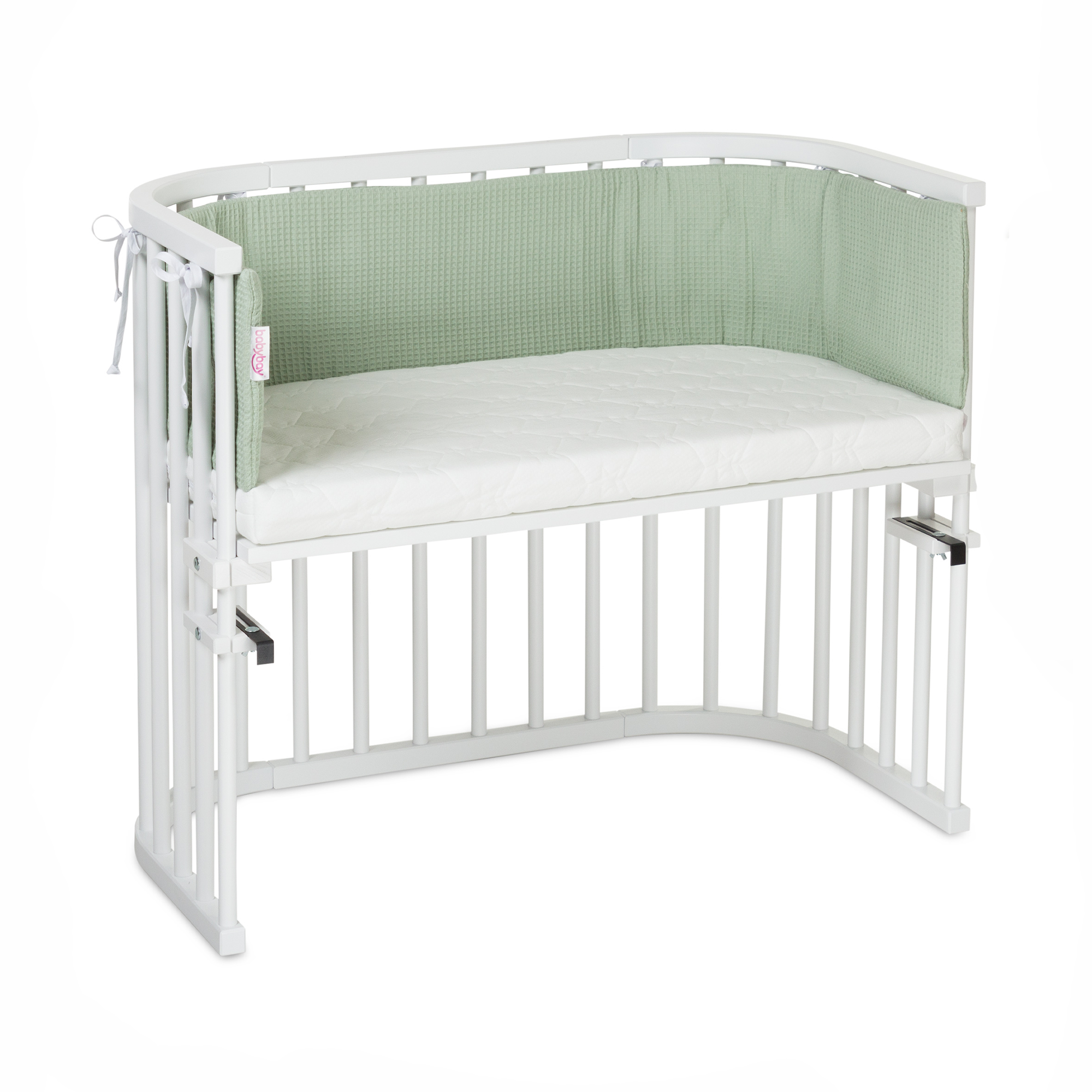 Nestchen, babybay, Grün – Besonderheit: schadstoffgeprüft und ausgezeichnet mit dem Zertifikat „Textiles Vertrauen“ nach Ökotex-Standard 100 Klasse 1 für Babys (12.0.03346)