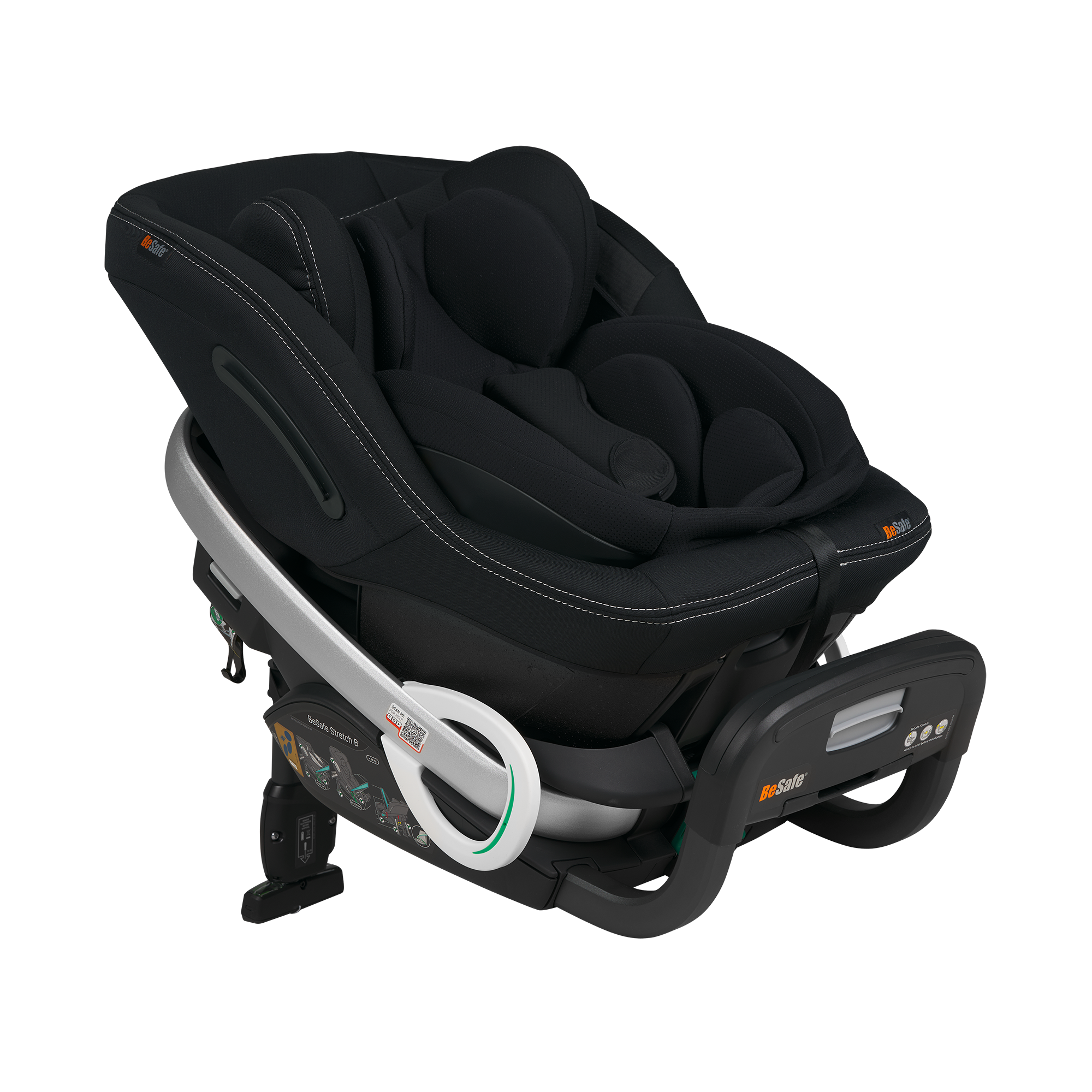 Reboarder 0-18 kg, Gruppe 0+/1, BeSafe, Schwarz – Produktansicht